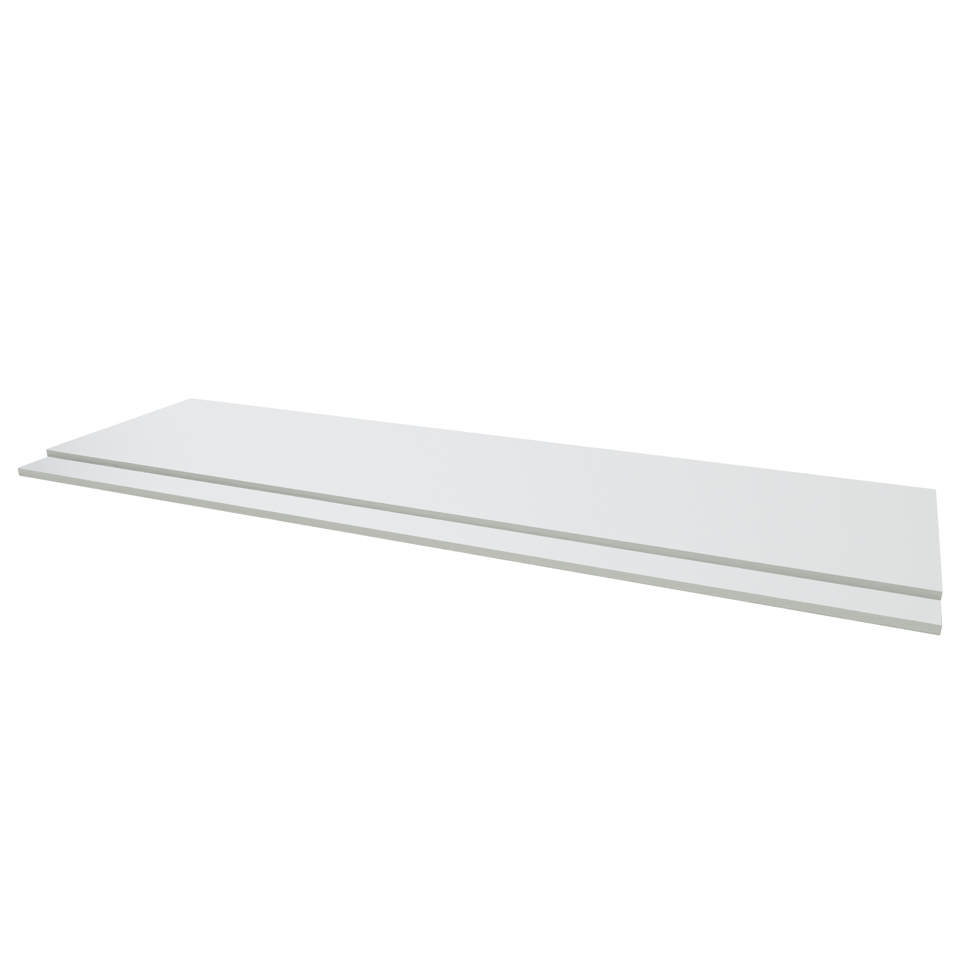 Kartell K-Vit Purity 2-Piece Front Bath Panel White 1700mm x 590mm