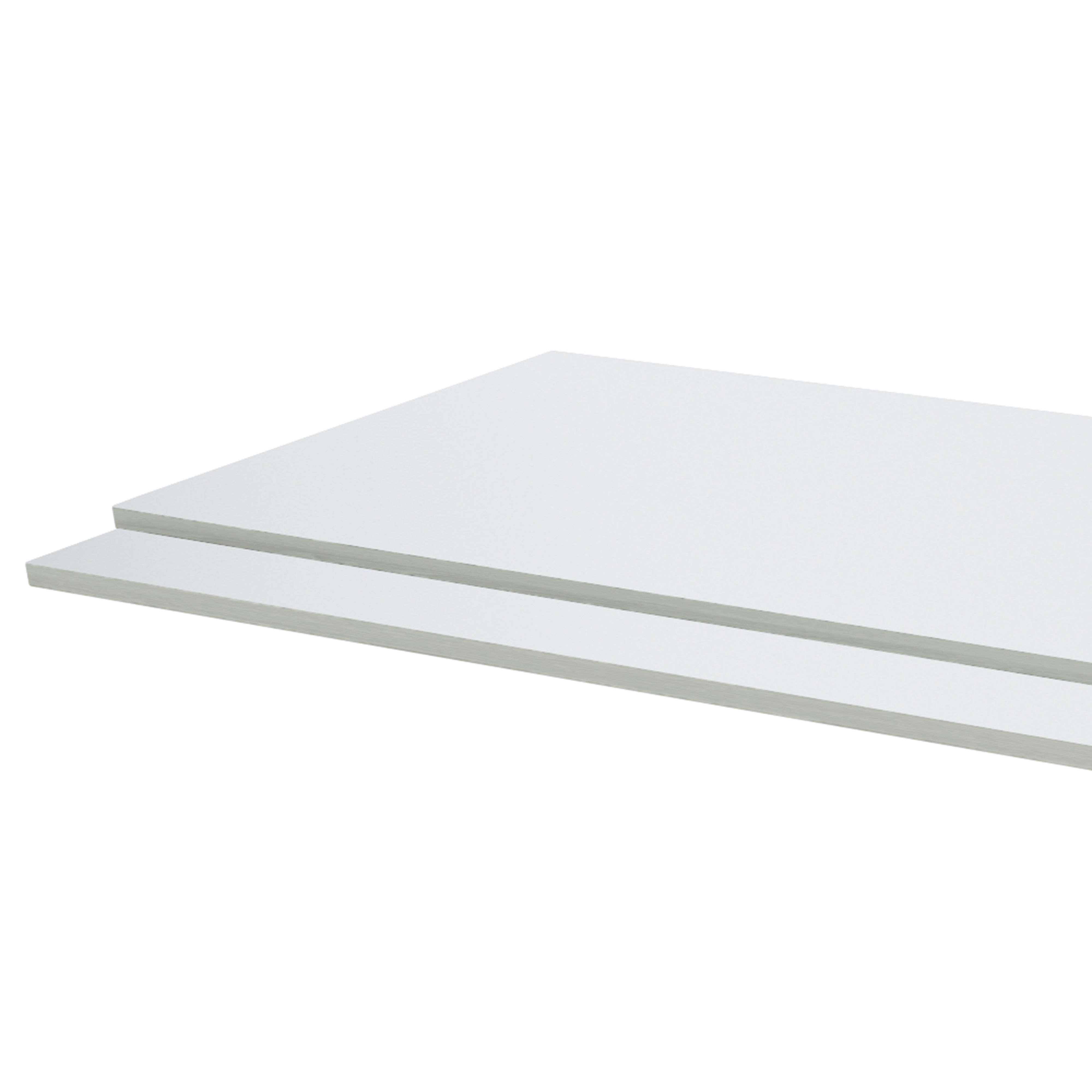 Kartell K-Vit Purity 2-Piece End Bath Panel White 700mm x 590mm