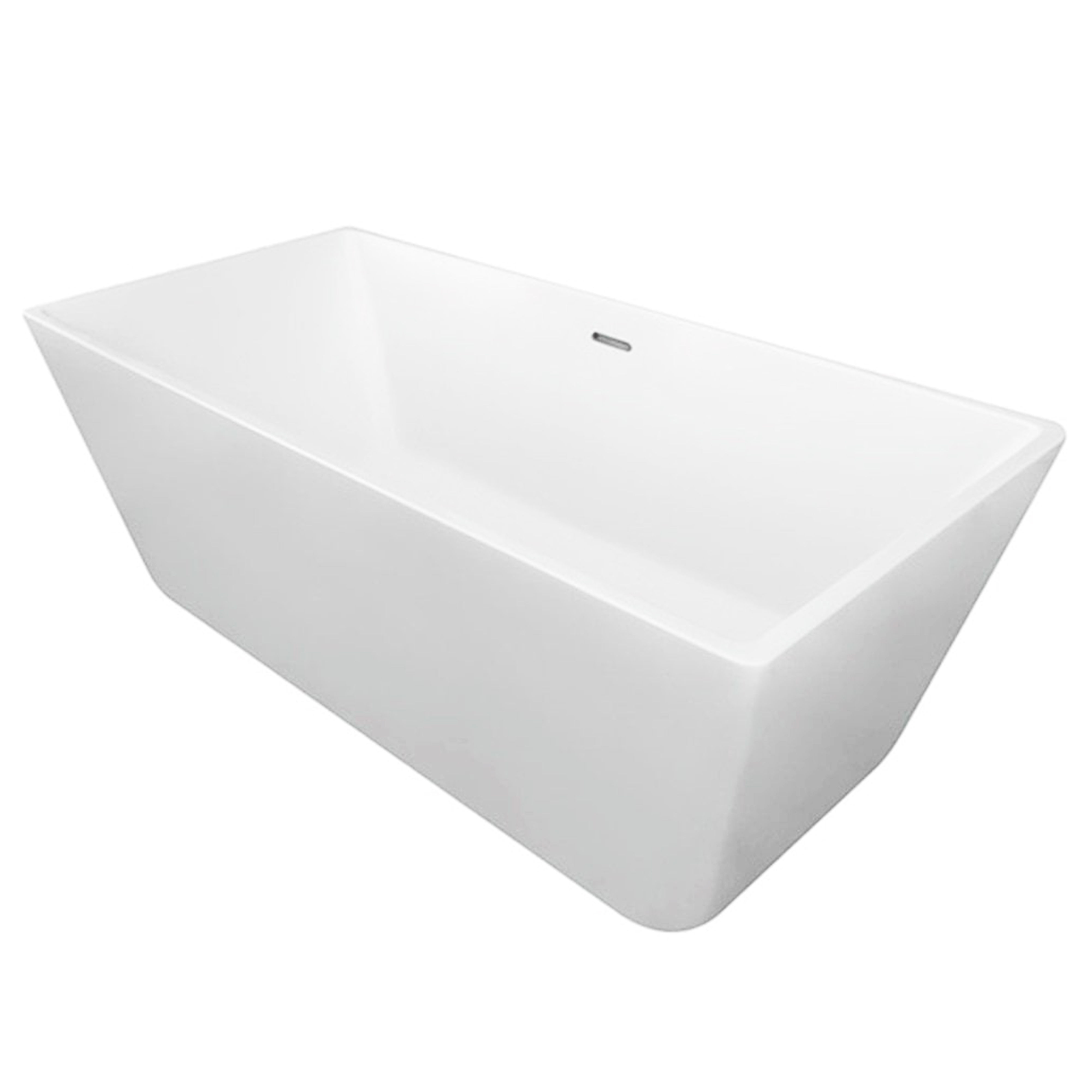 Kartell K-Vit Kruze Freestanding Bath Tub 1700mm x 800mm