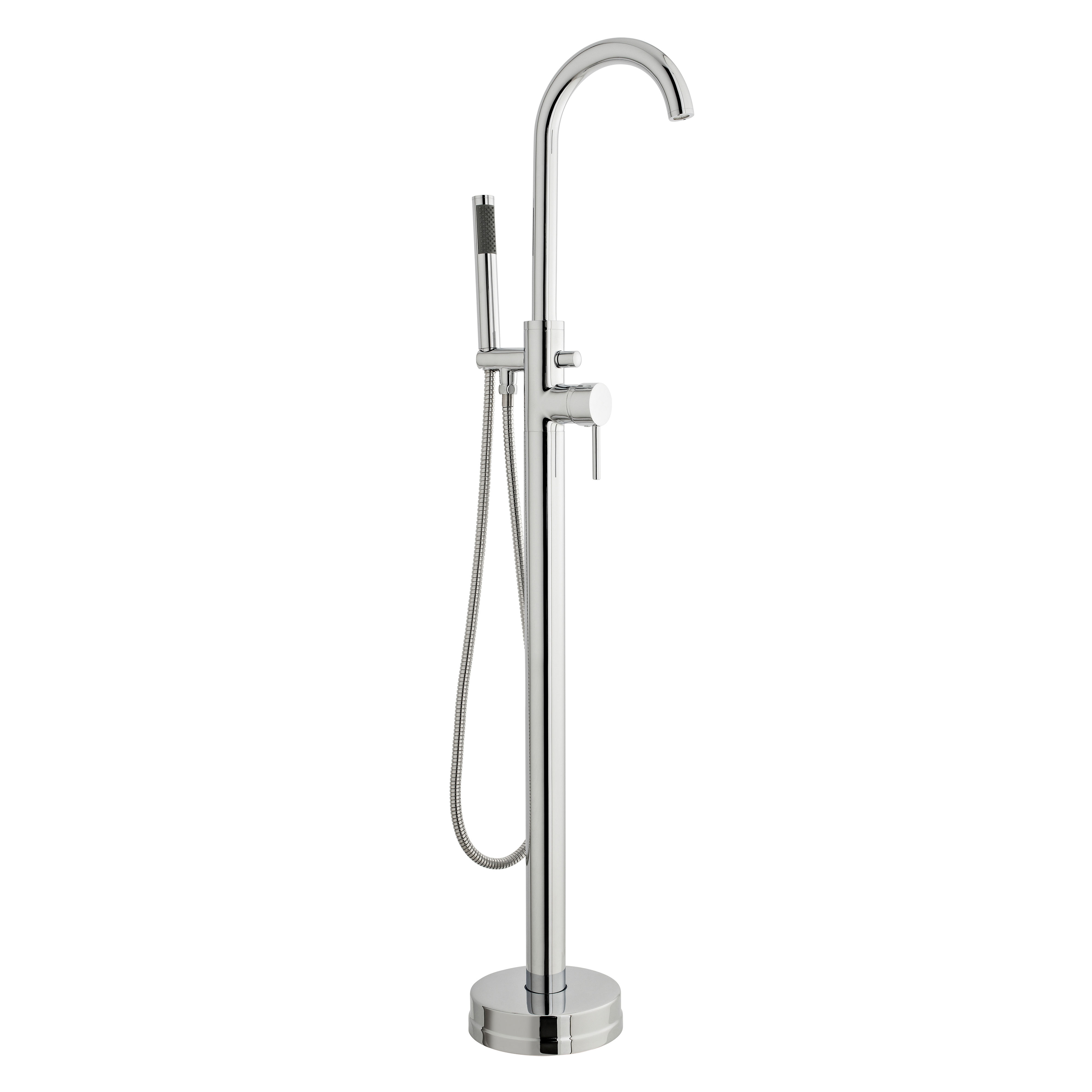 Kartell K-Vit Plan Freestanding Bath Shower Mixer Tap - TAP017PL
