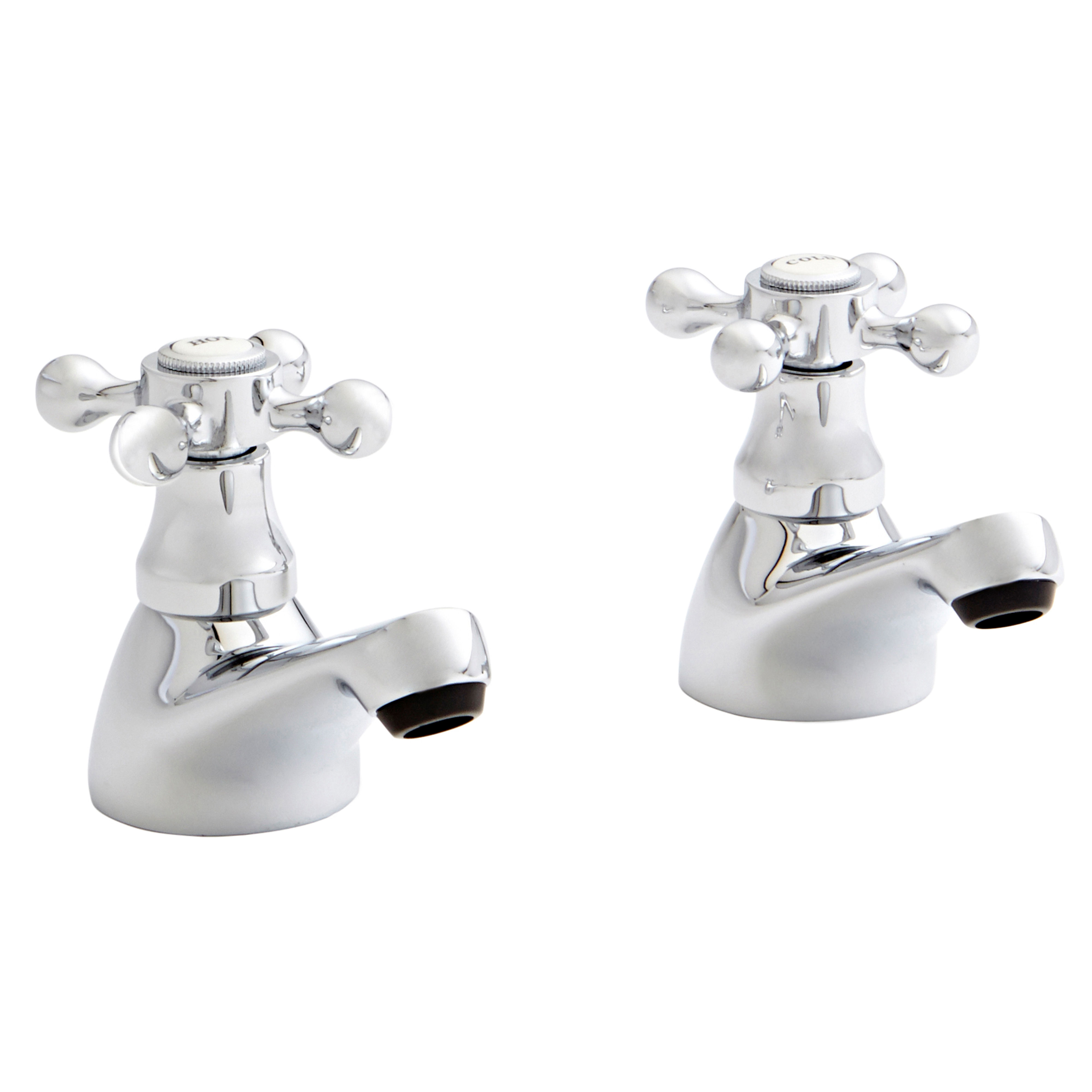 Kartell K-Vit Viktory Bath Pillar Taps - TAP094VI
