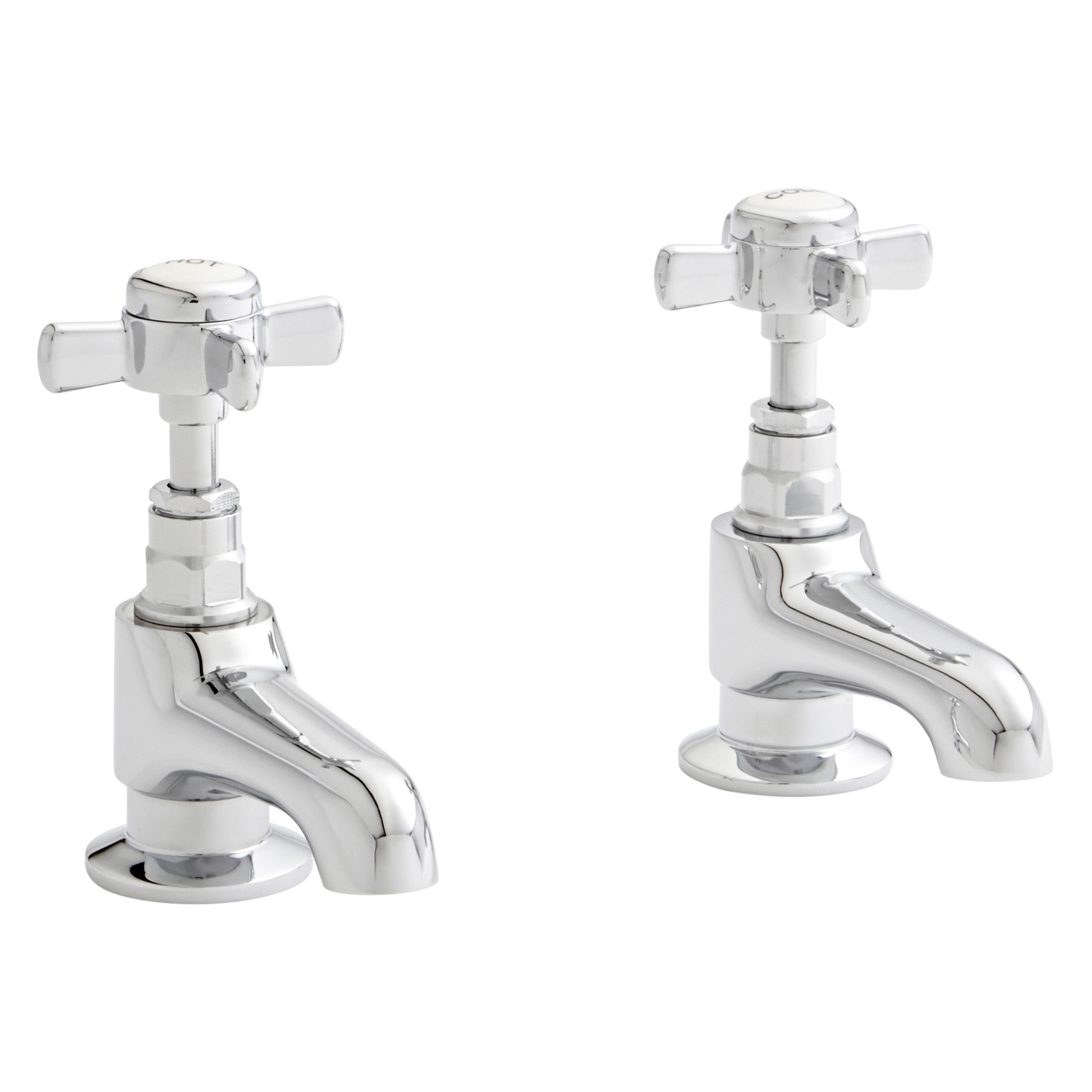 Kartell K-Vit Klassique Basin Pillar Taps - TAP103KL