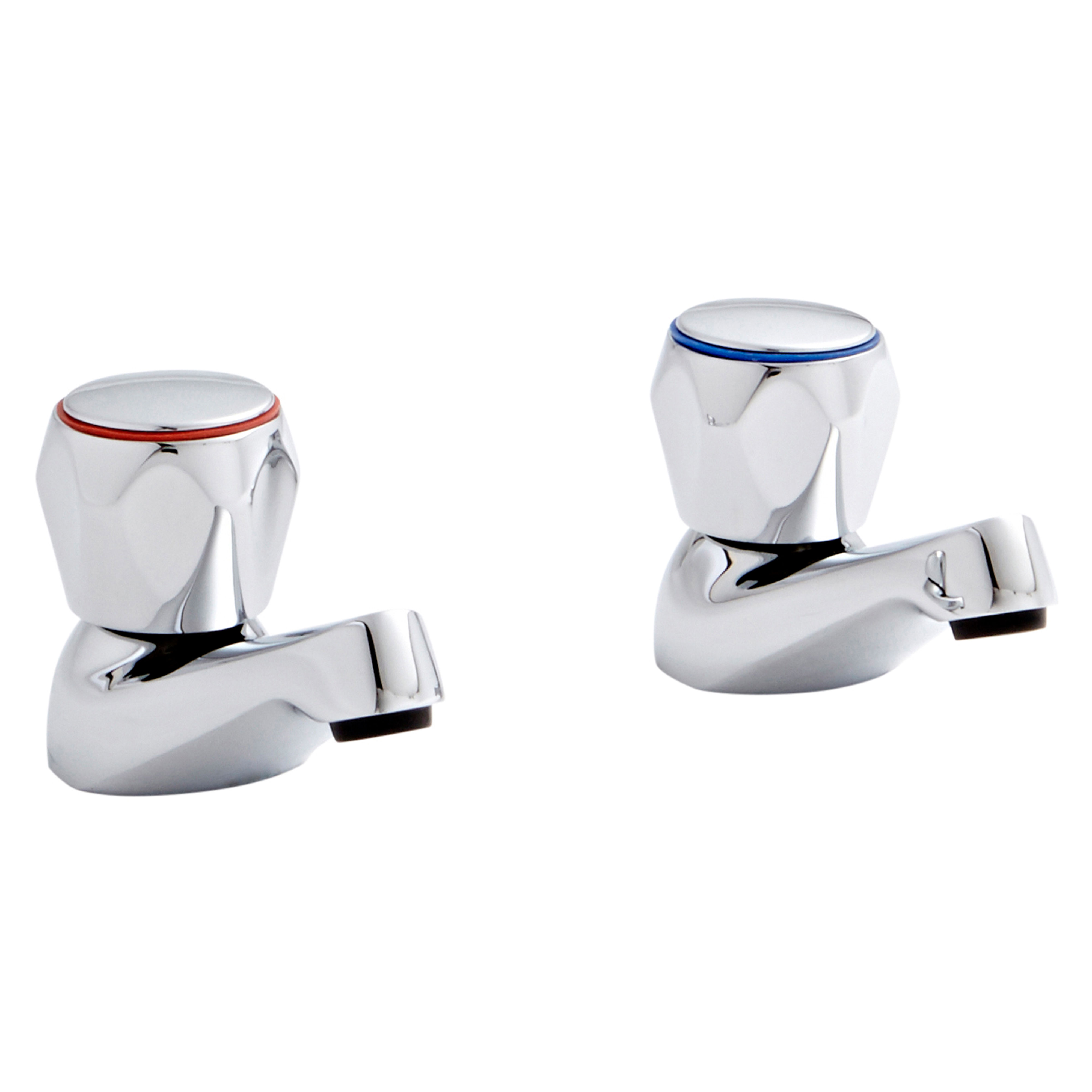 Kartell K-Vit Alpha Basin Pillar Taps - TAP160AL