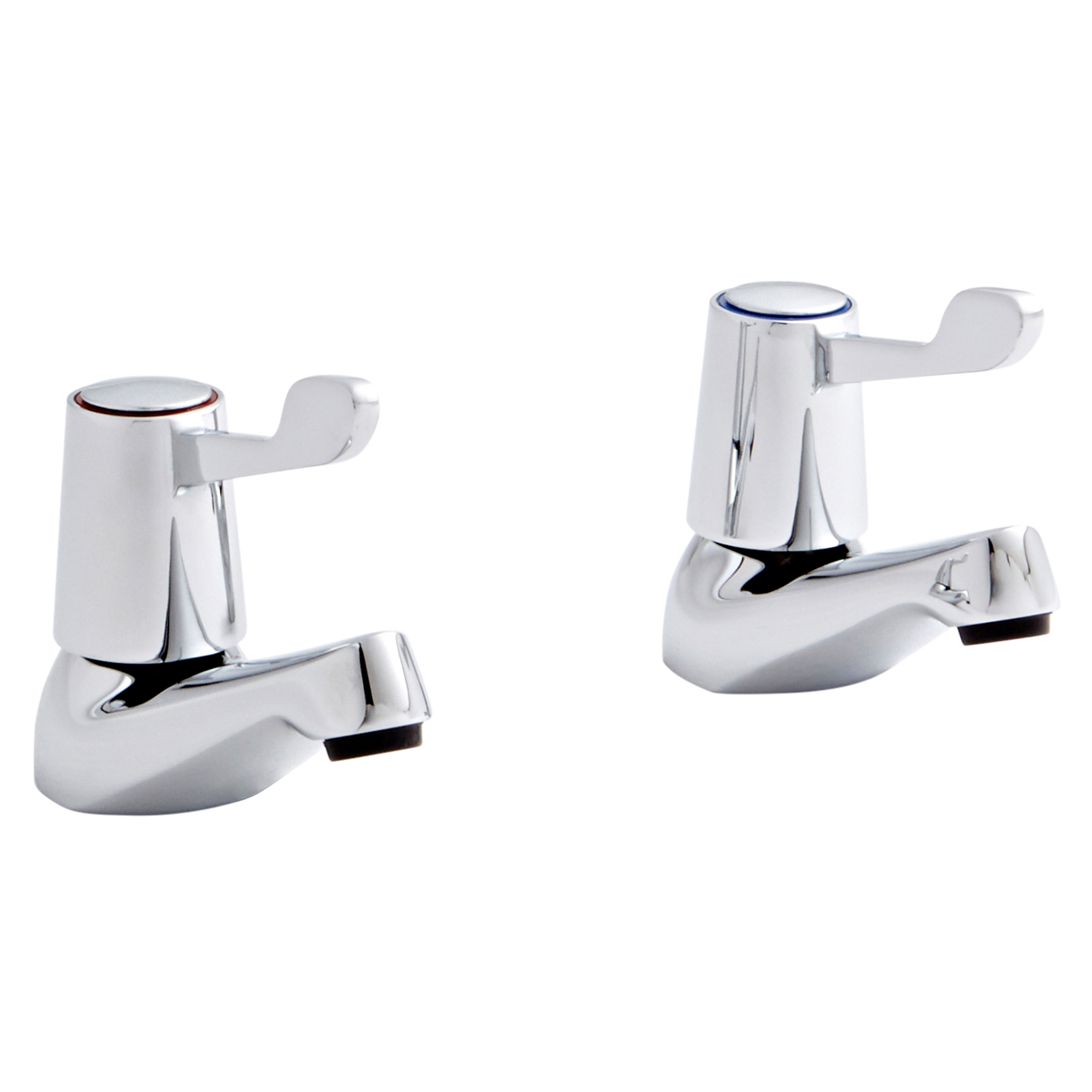 Kartell K-Vit Leva Basin Pillar Taps - TAP170LE