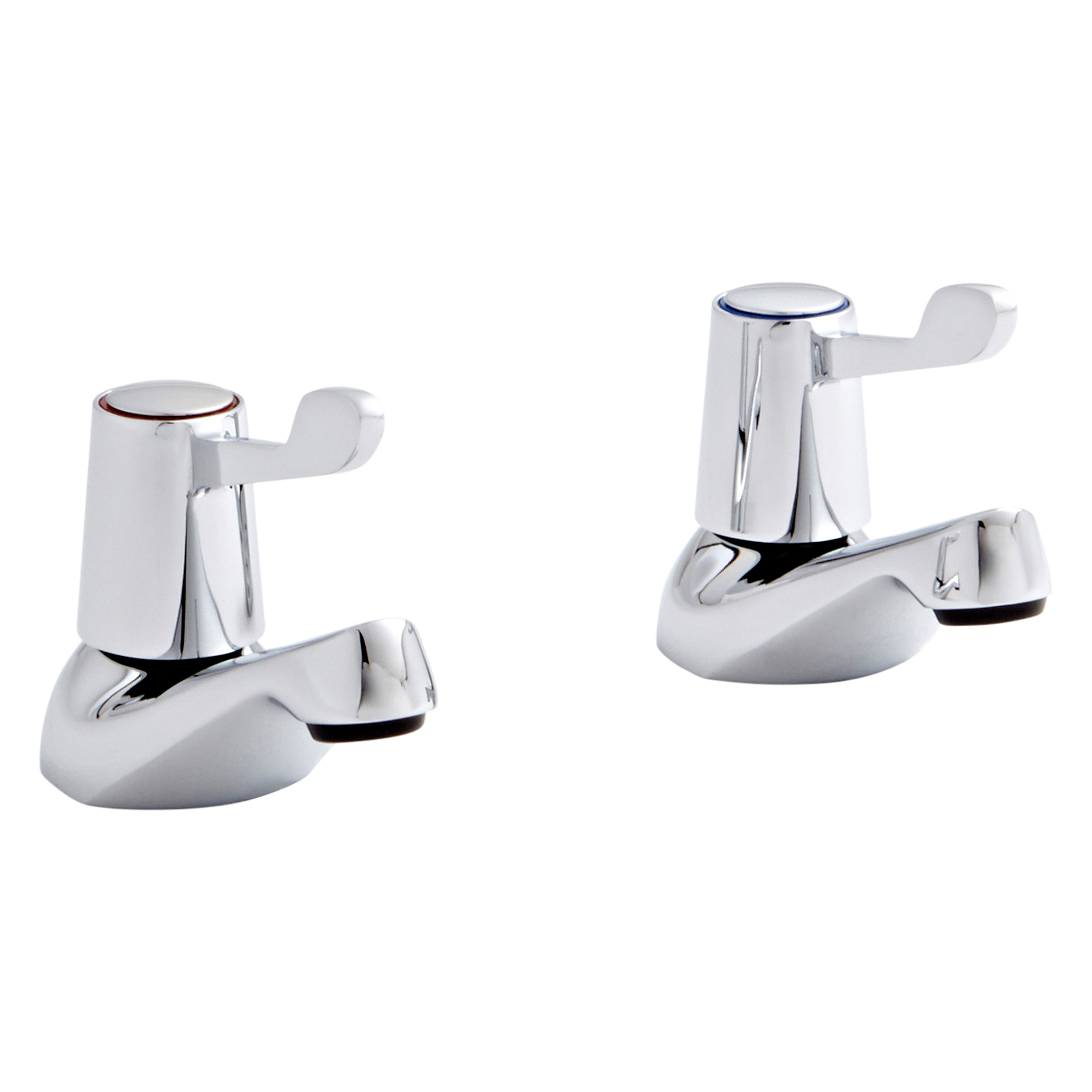Kartell K-Vit Leva Bath Pillar Taps - TAP171LE