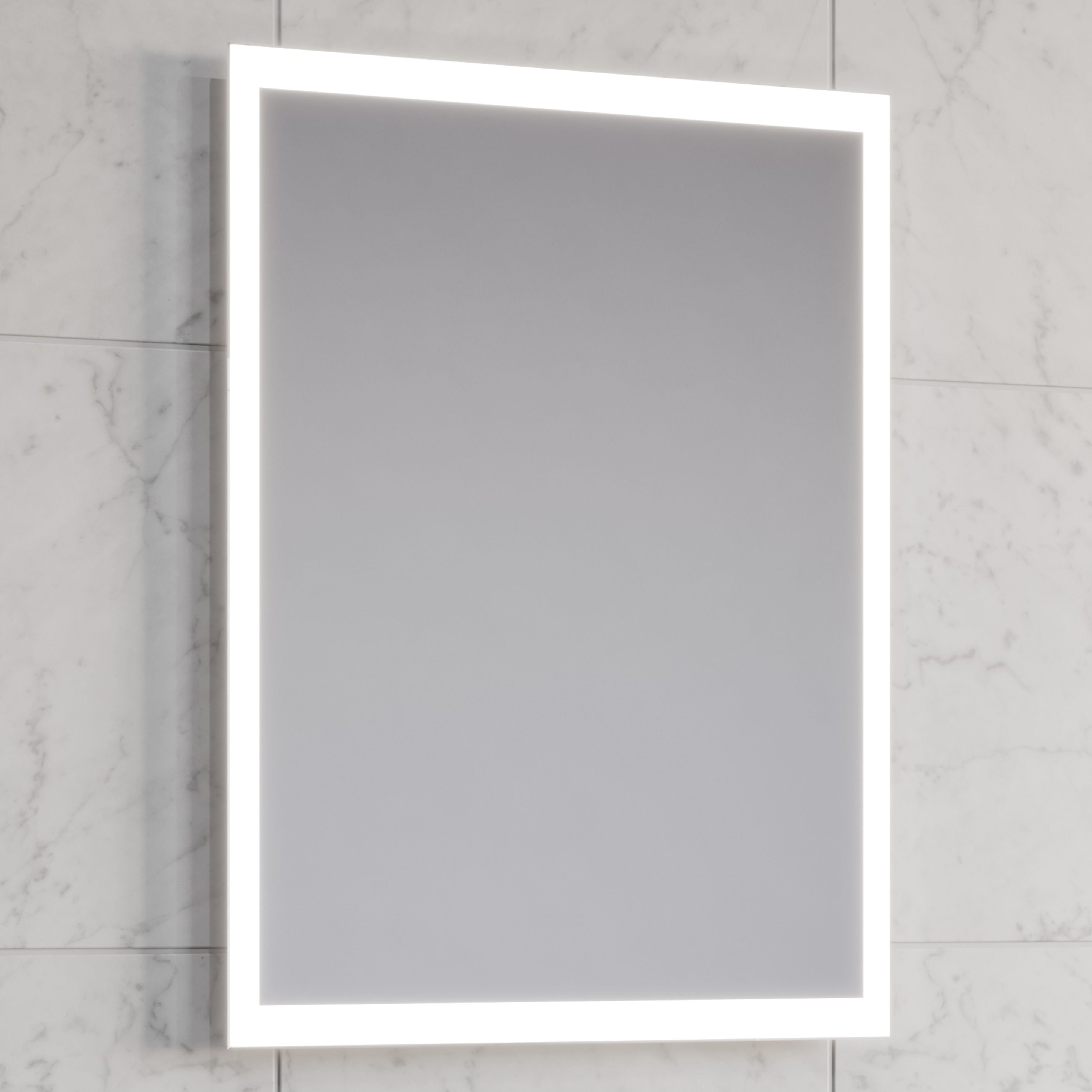 Kartell K-Vit Manton LED Mirror Chrome 500mm x 700mm - MIR002