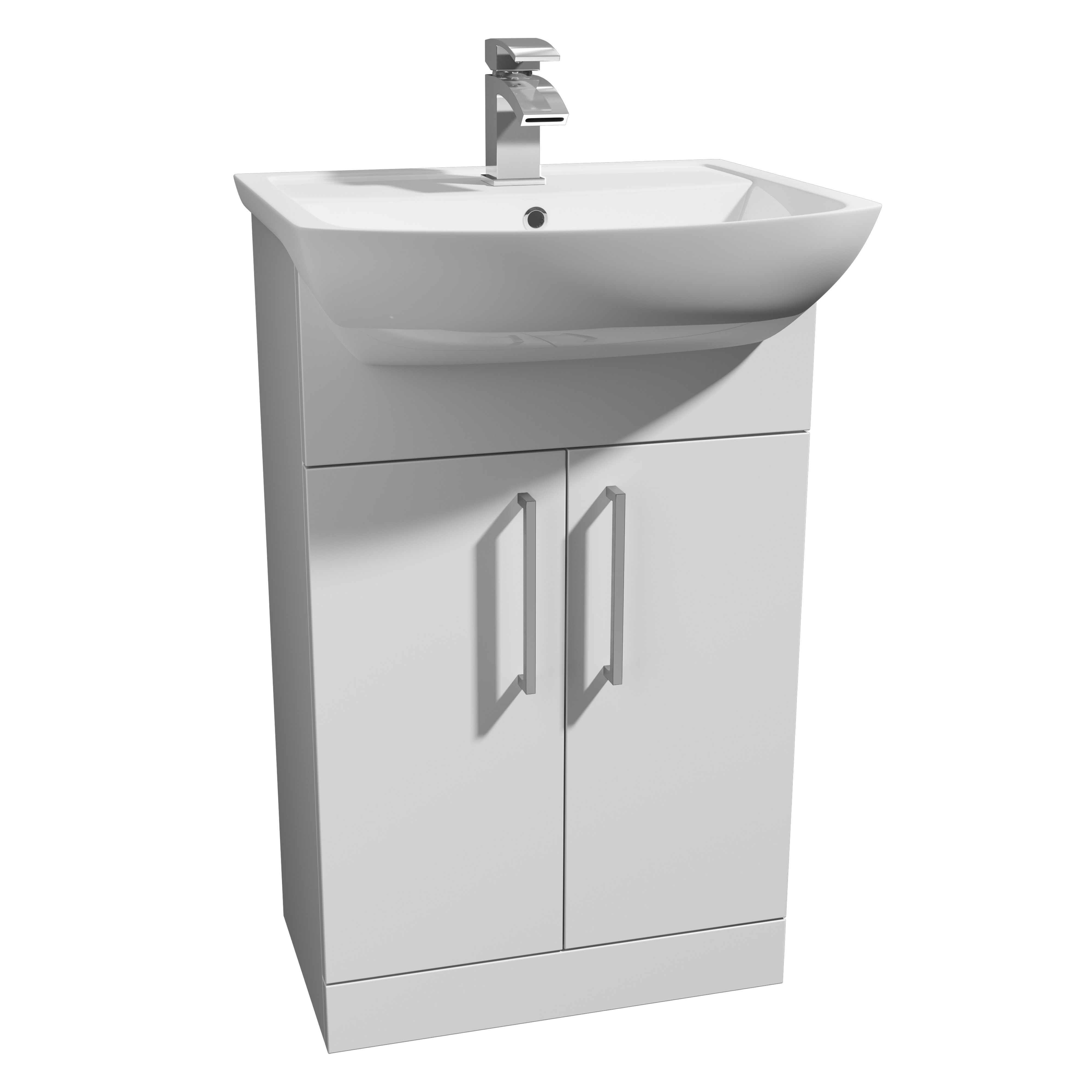 Kartell K-Vit Pure Semi-Recessed Basin 550mm