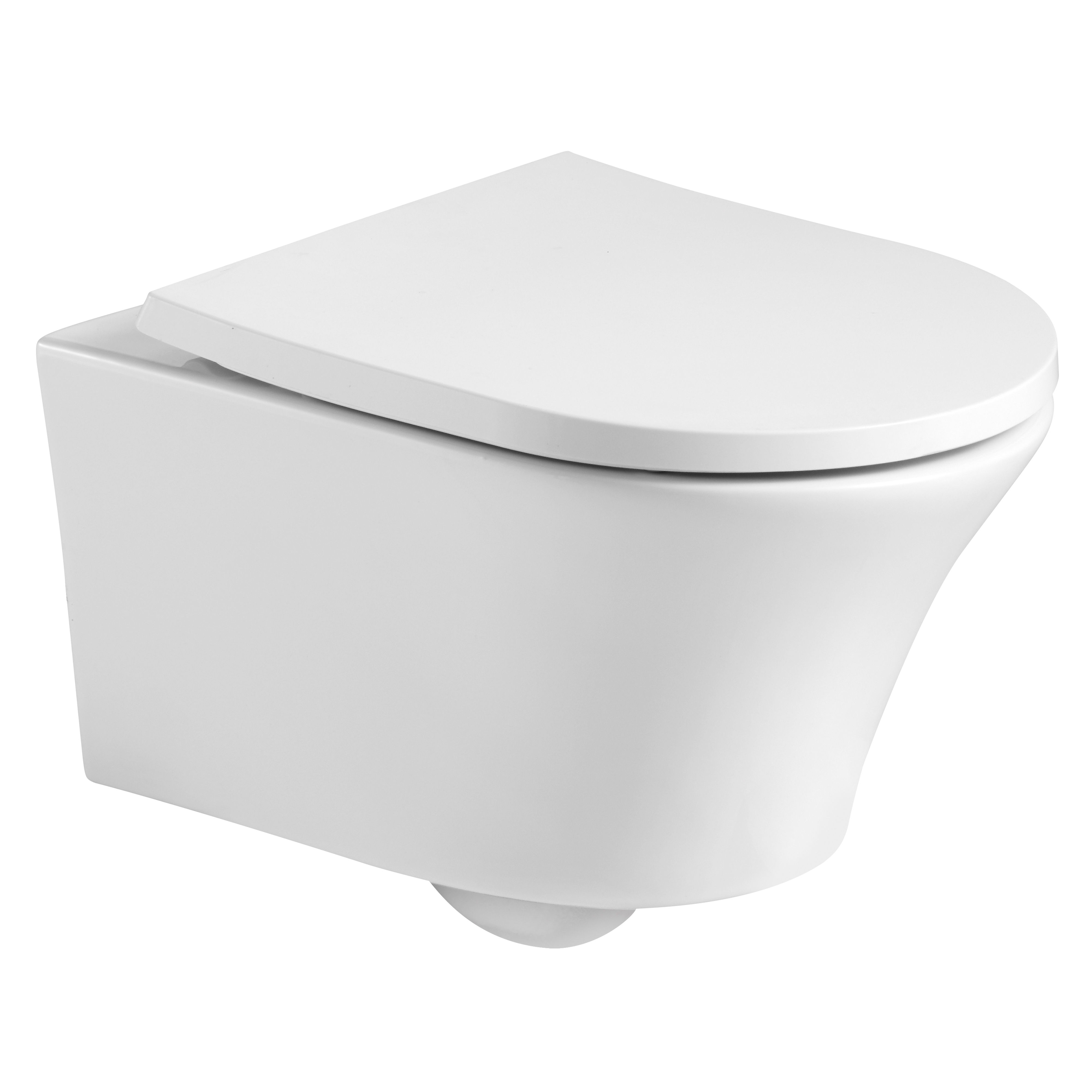 Kartell K-Vit Kameo Wall Hung Rimless Back to Wall Pan