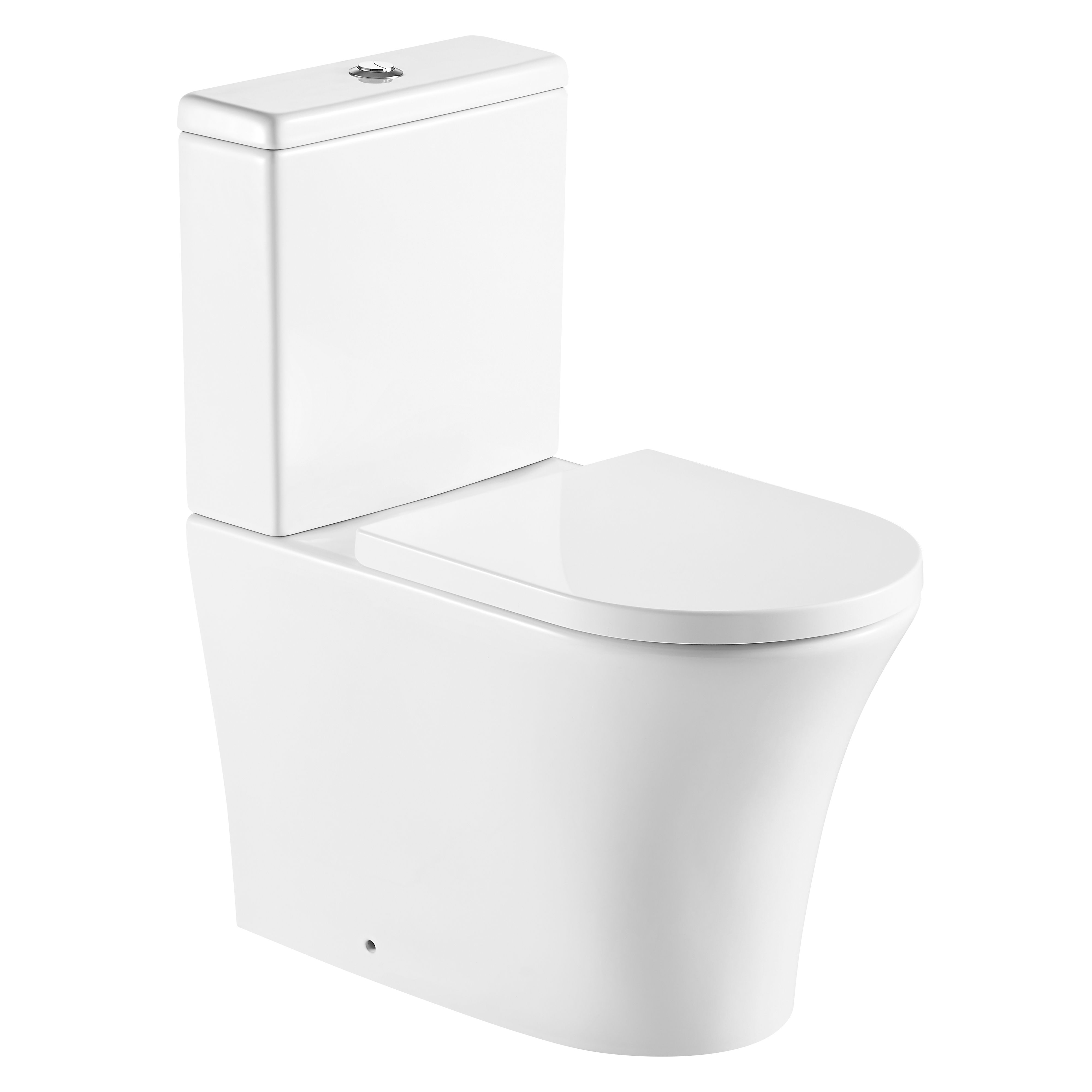Kartell K-Vit Kameo Close to Wall Rimless Close Coupled Pan