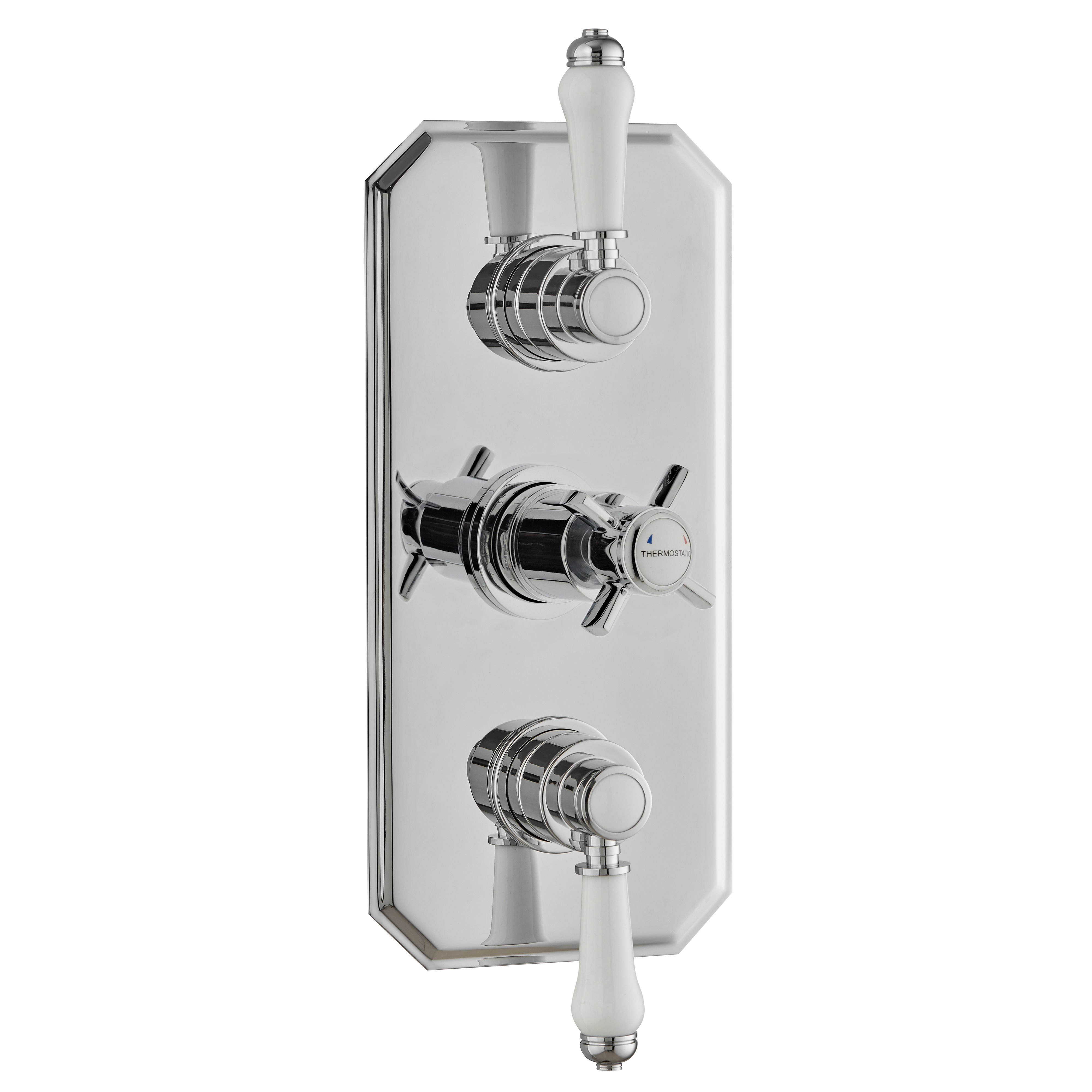 Kartell K-Vit Klassique 3-Way Triple Concealed Thermostatic Shower Valve - SHO041KL