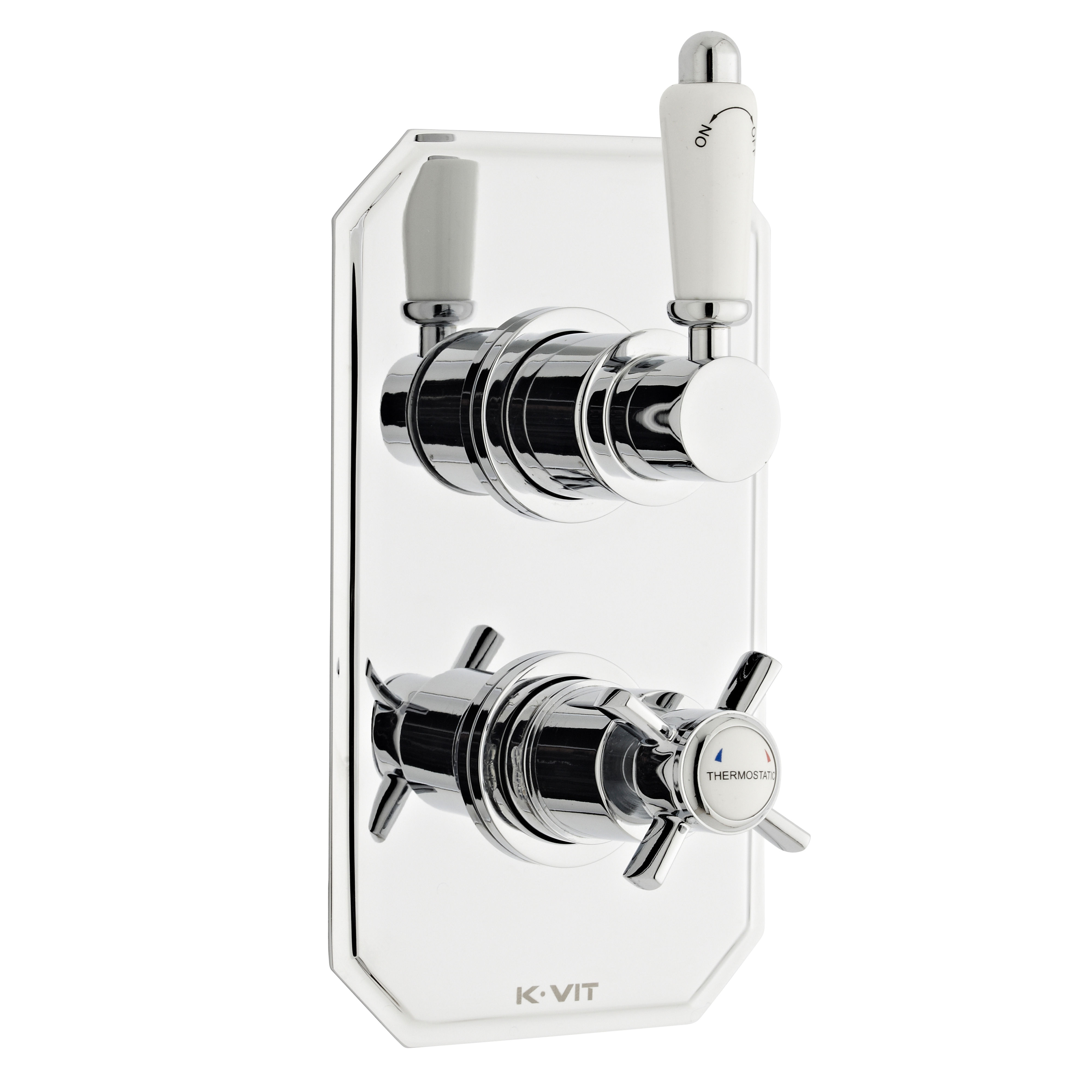 Kartell K-Vit Klassique Concealed Thermostatic Shower Valve and Diverter - SHO043KL