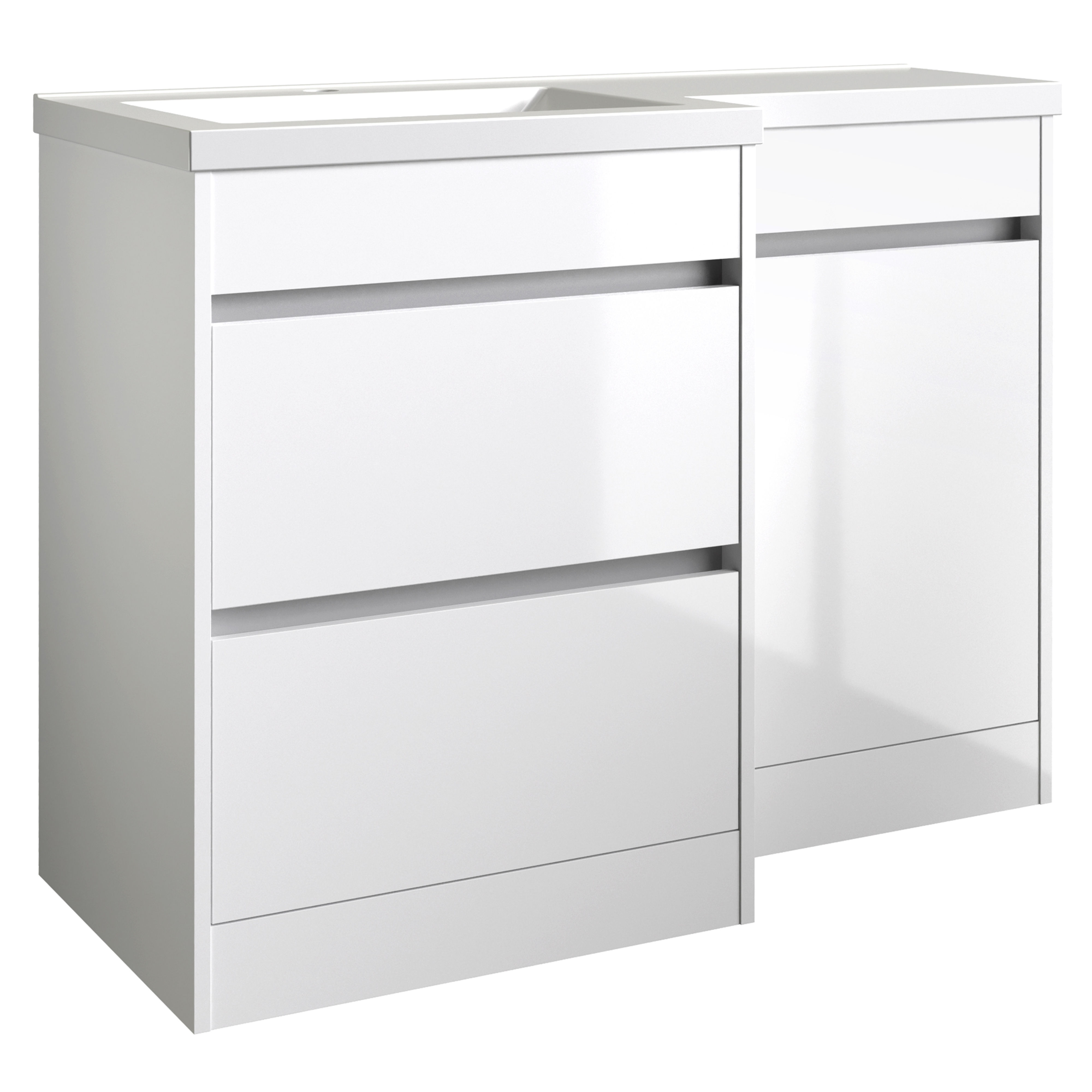 Kartell K-Vit City Matrix WC Unit White 500mm - FUR730CI