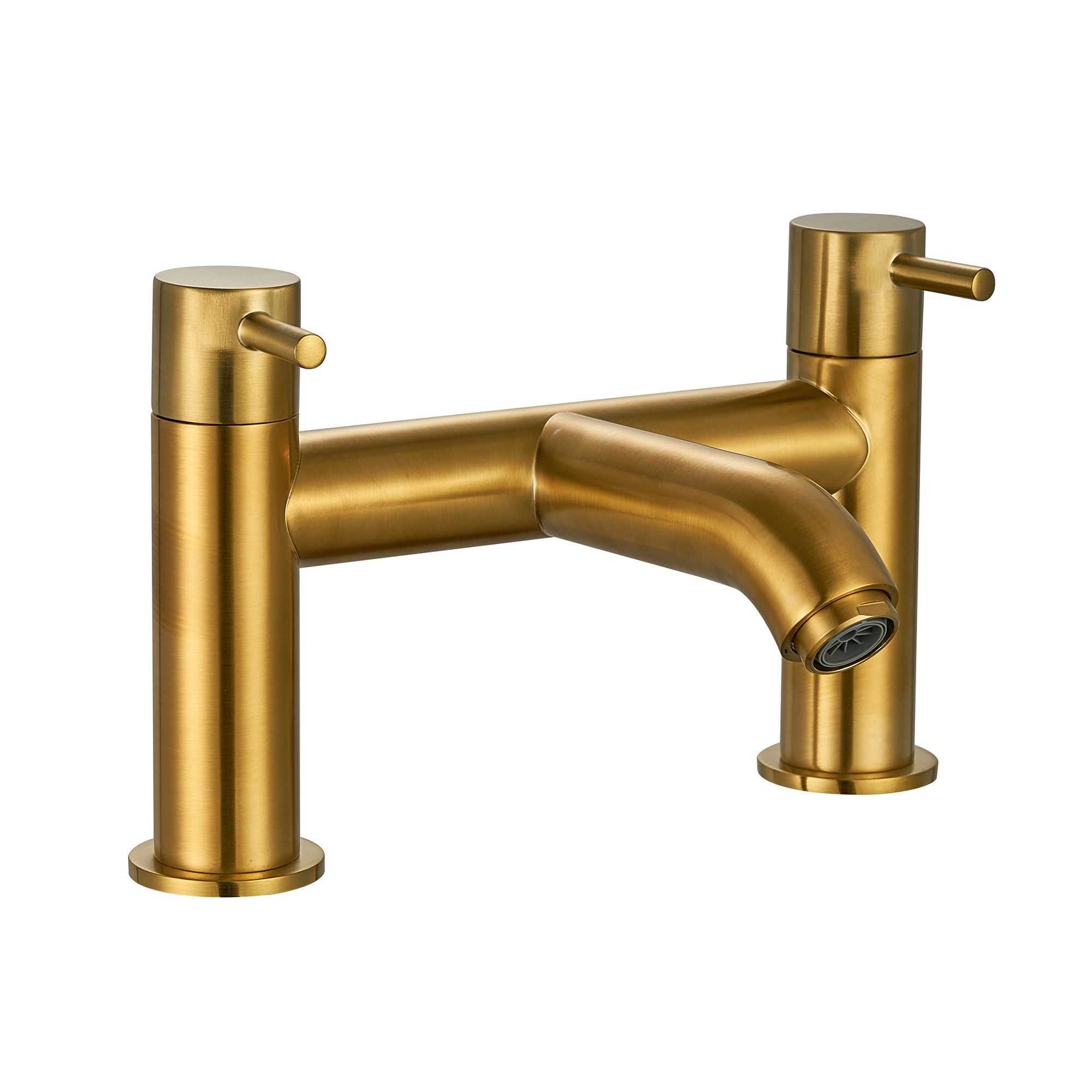K-Vit Ottone Bath Filler Tap Brushed Brass 3/4" - TAP422OT