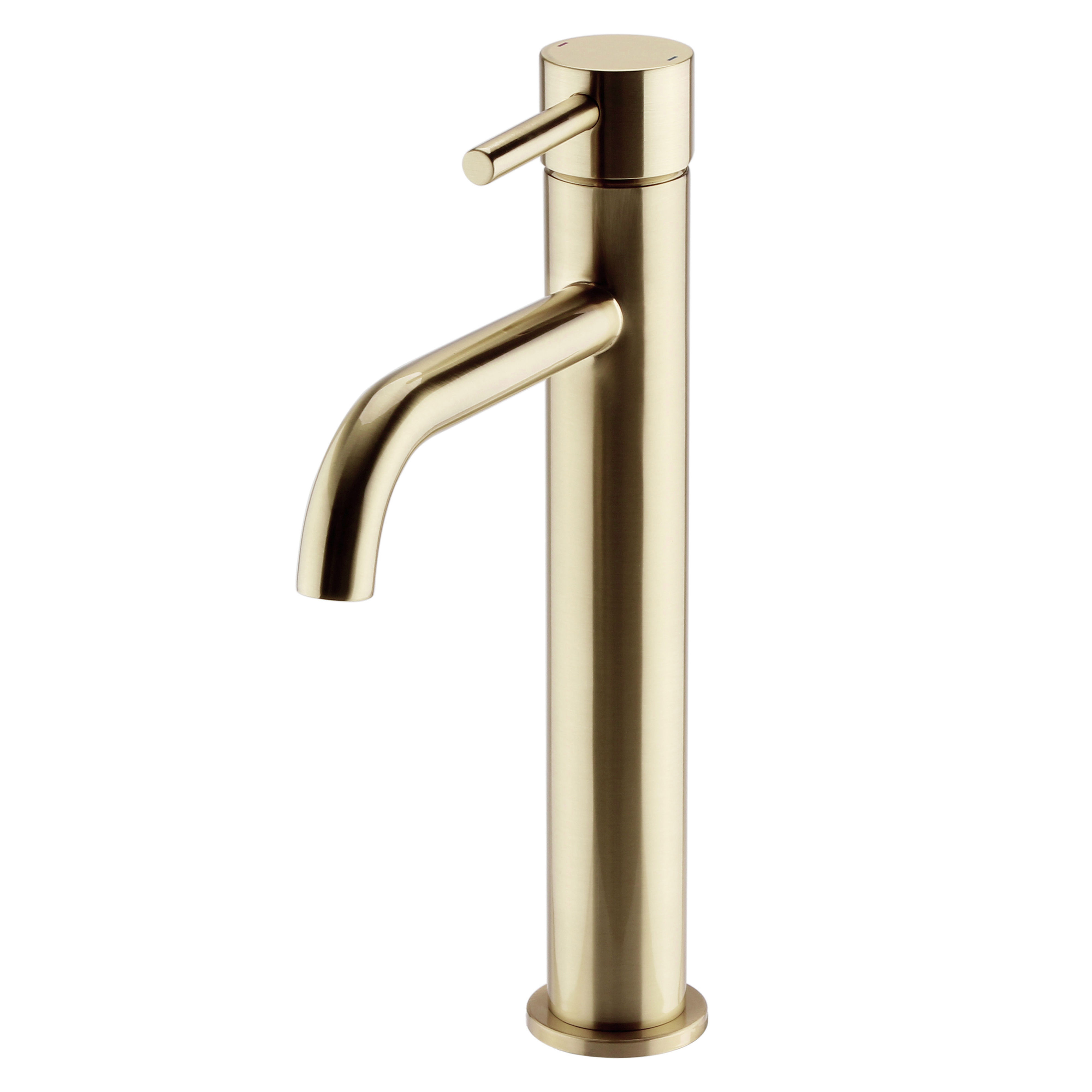 Kartell K-Vit Ottone Hi-Rise Mono Basin Mixer Tap - TAP424OT