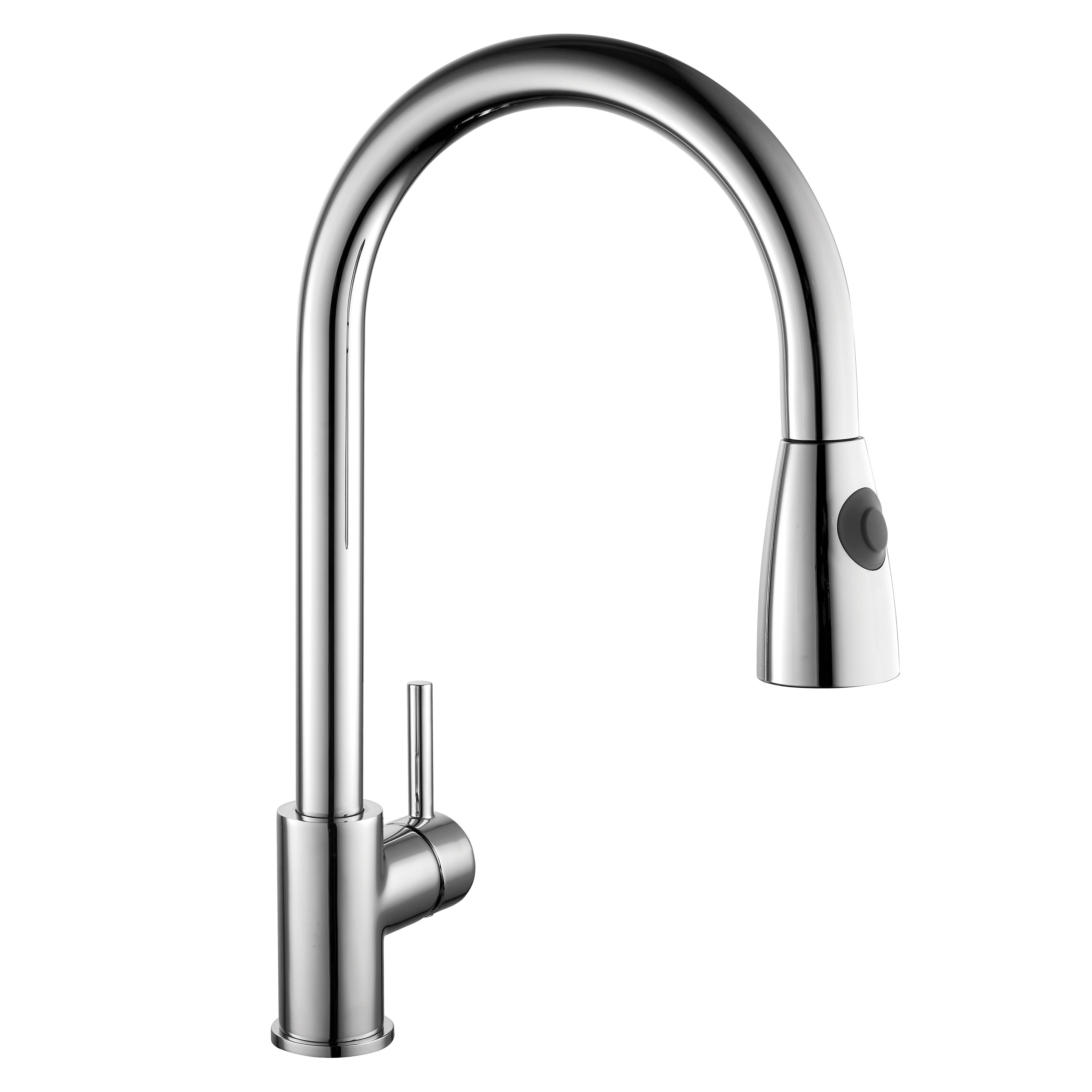 Kartell K-Vit Optima Kitchen Sink Mixer Tap with Pull Out Spray - KST003