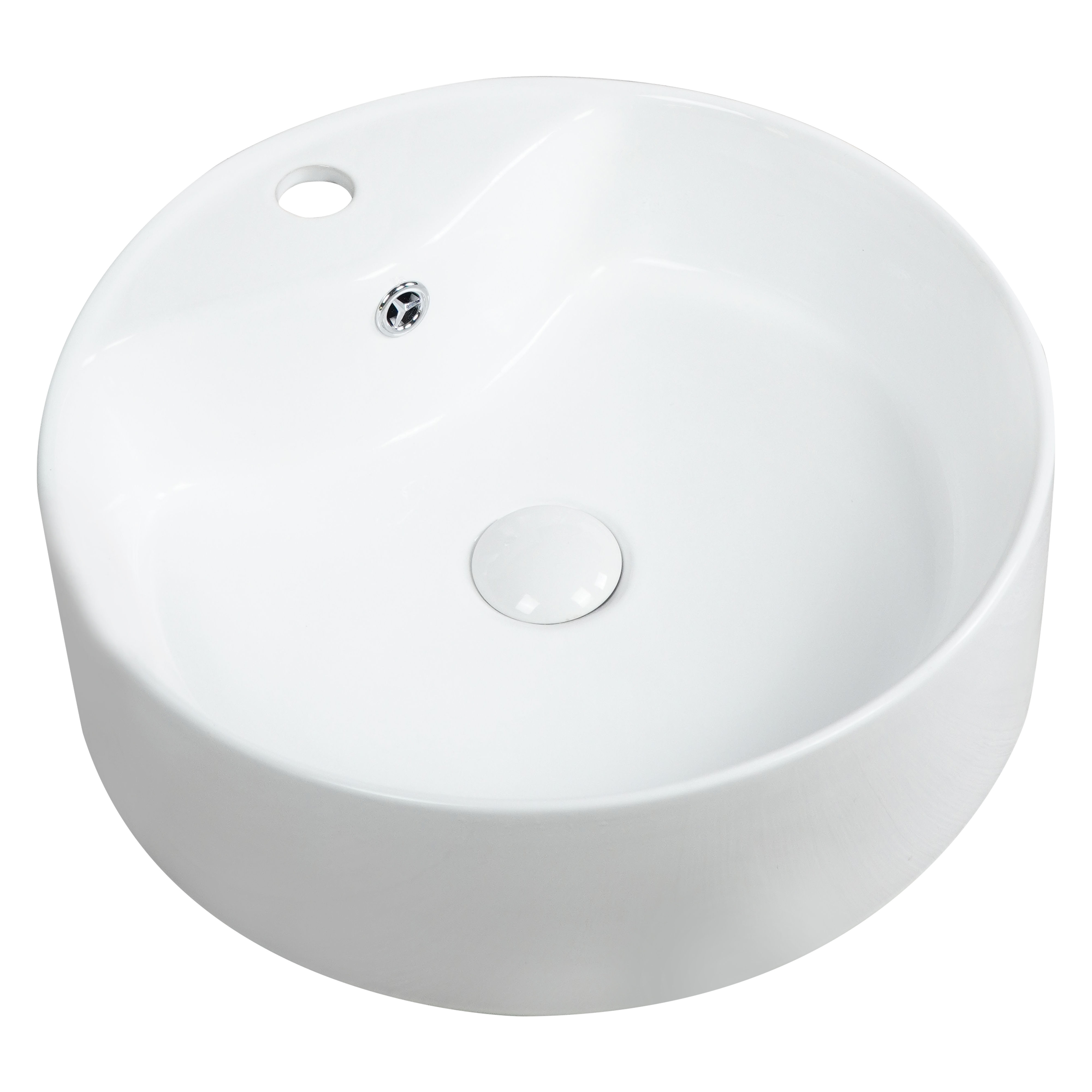 Kartell K-Vit Karlo Round Countertop Basin 460mm