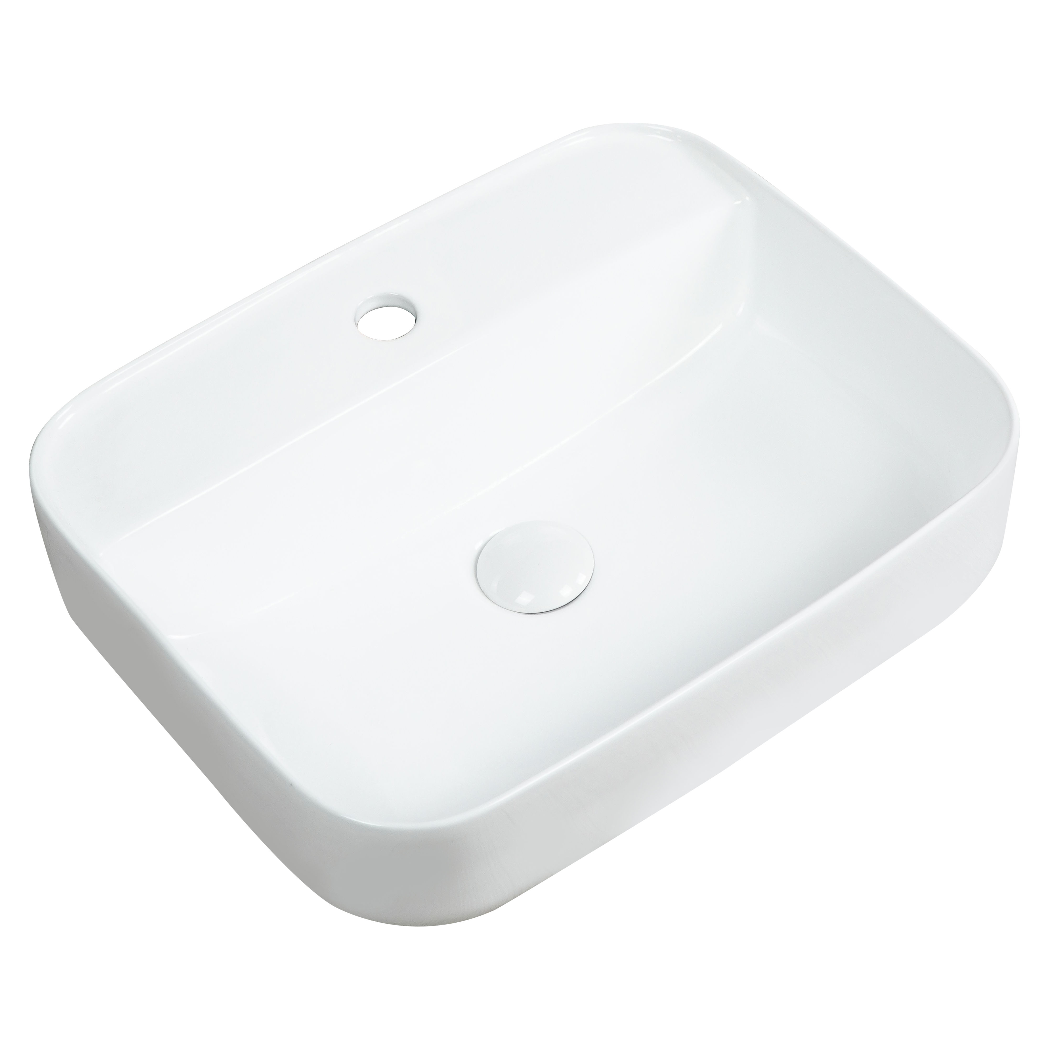 Kartell K-Vit Karlo Square Countertop Basin 500mm