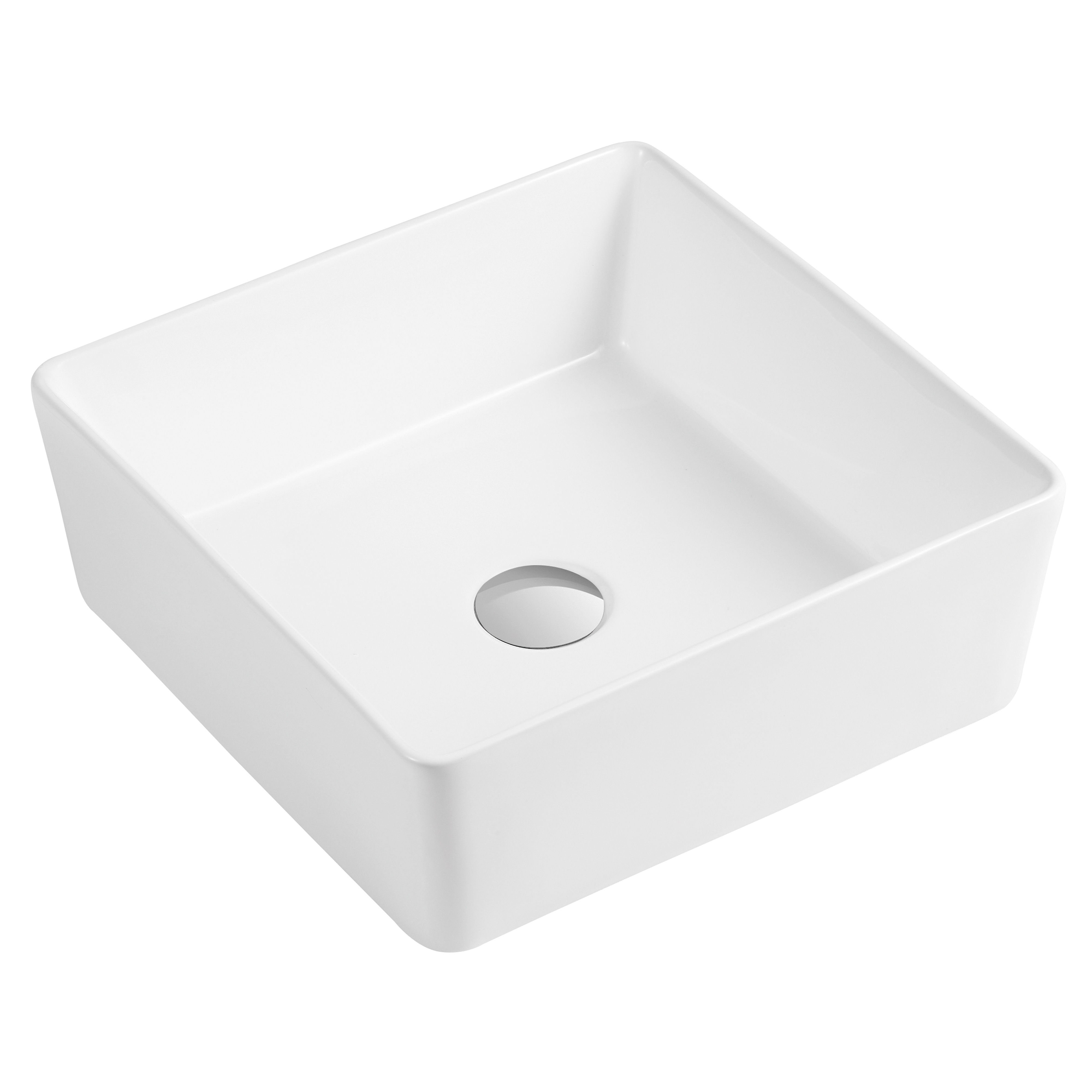 Kartell K-Vit Lois Square Countertop Basin 390mm
