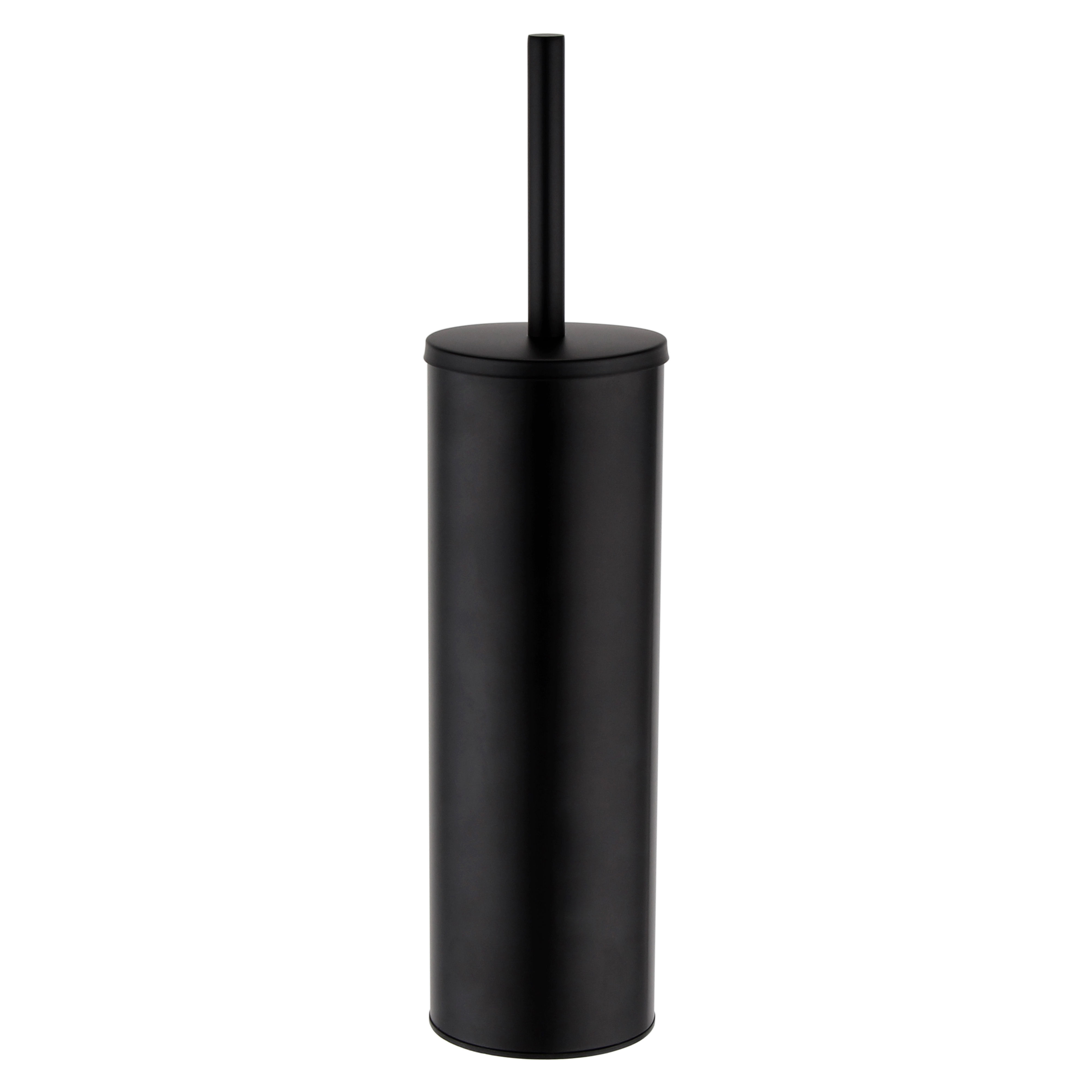Kartell K-Vit Nero Round Toilet Brush and Holder Black - ACC213NR
