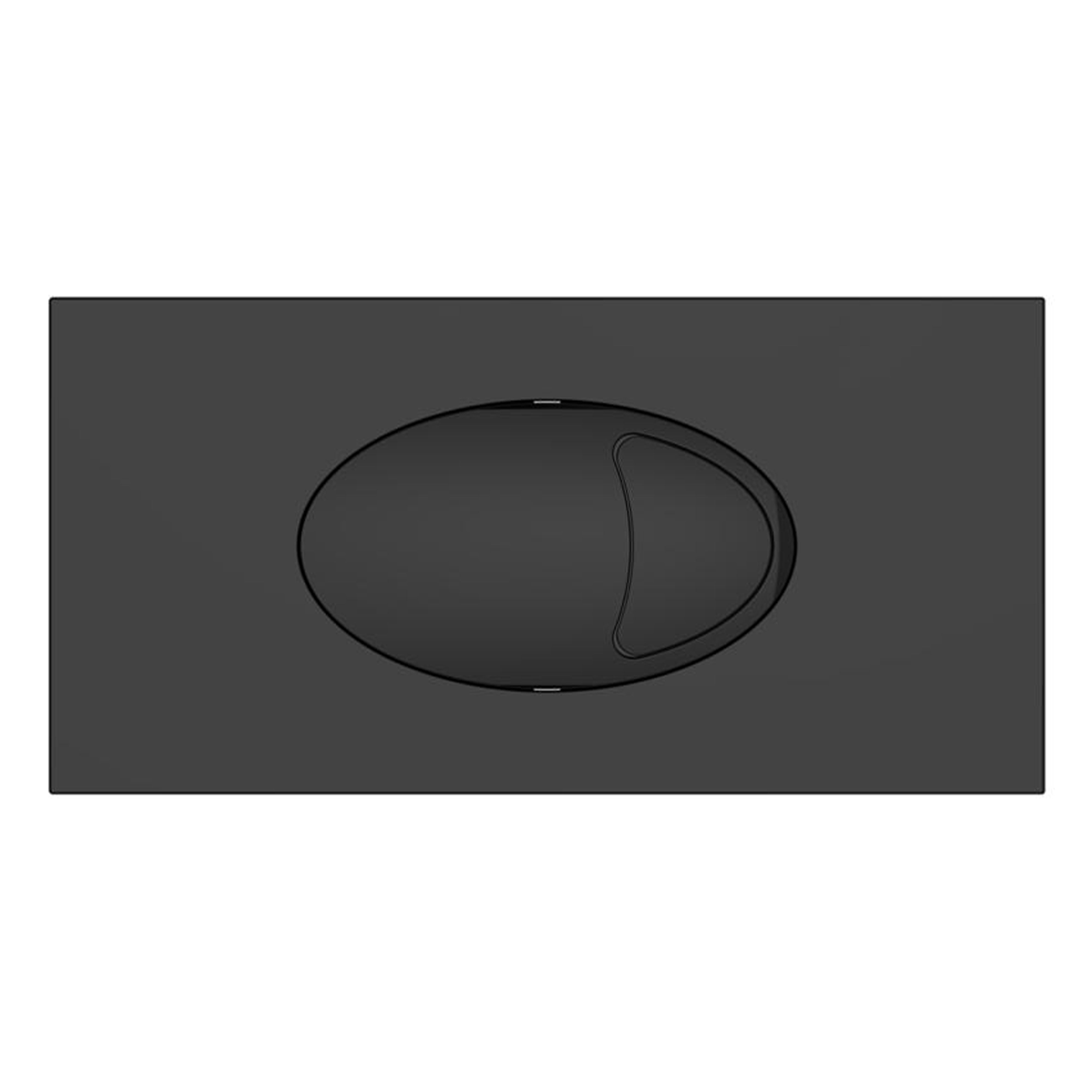 Kartell K-Vit Flushplate for Dual Flush Concealed Cistern Matt Black