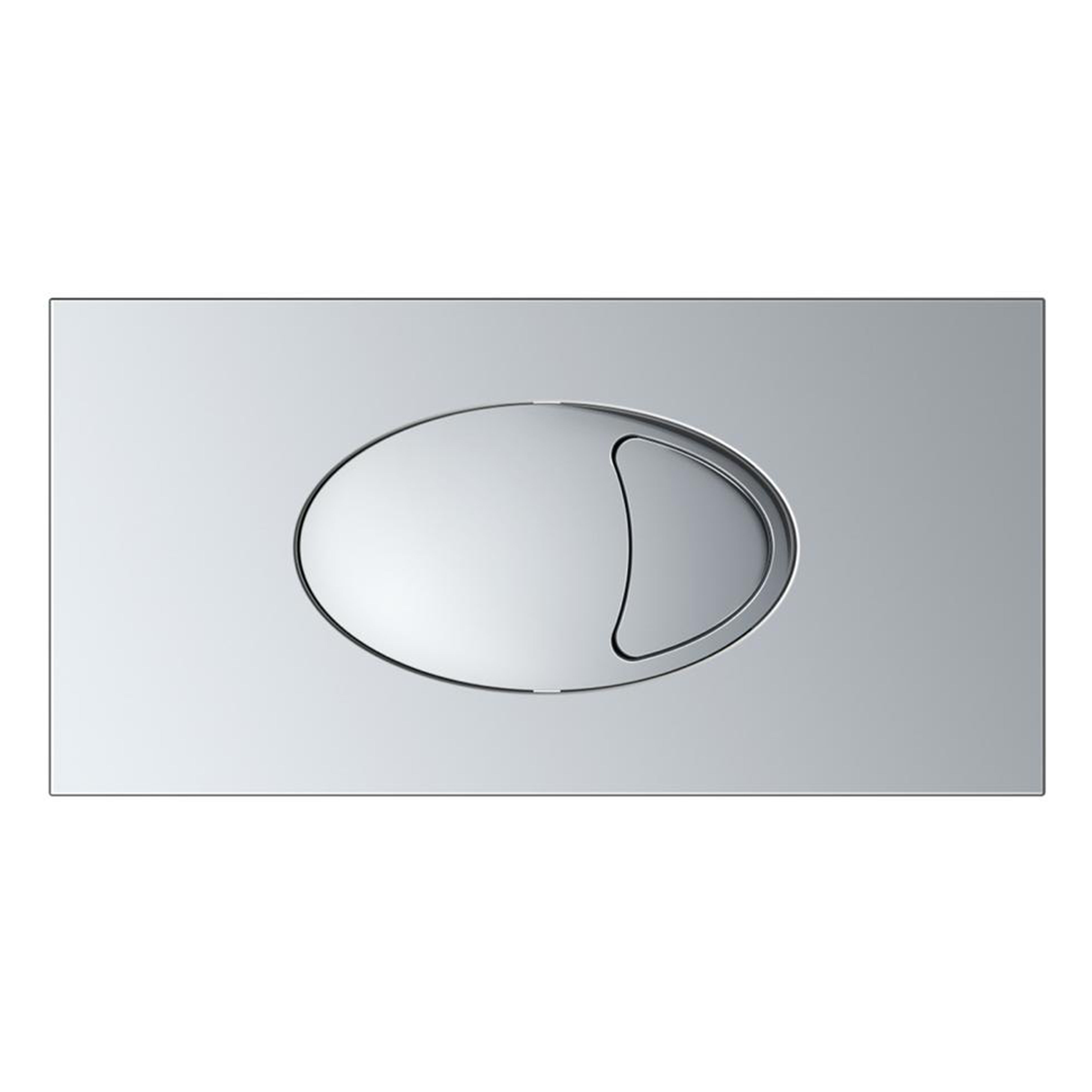 Kartell K-Vit Flushplate for Dual Flush Concealed Cistern Chrome