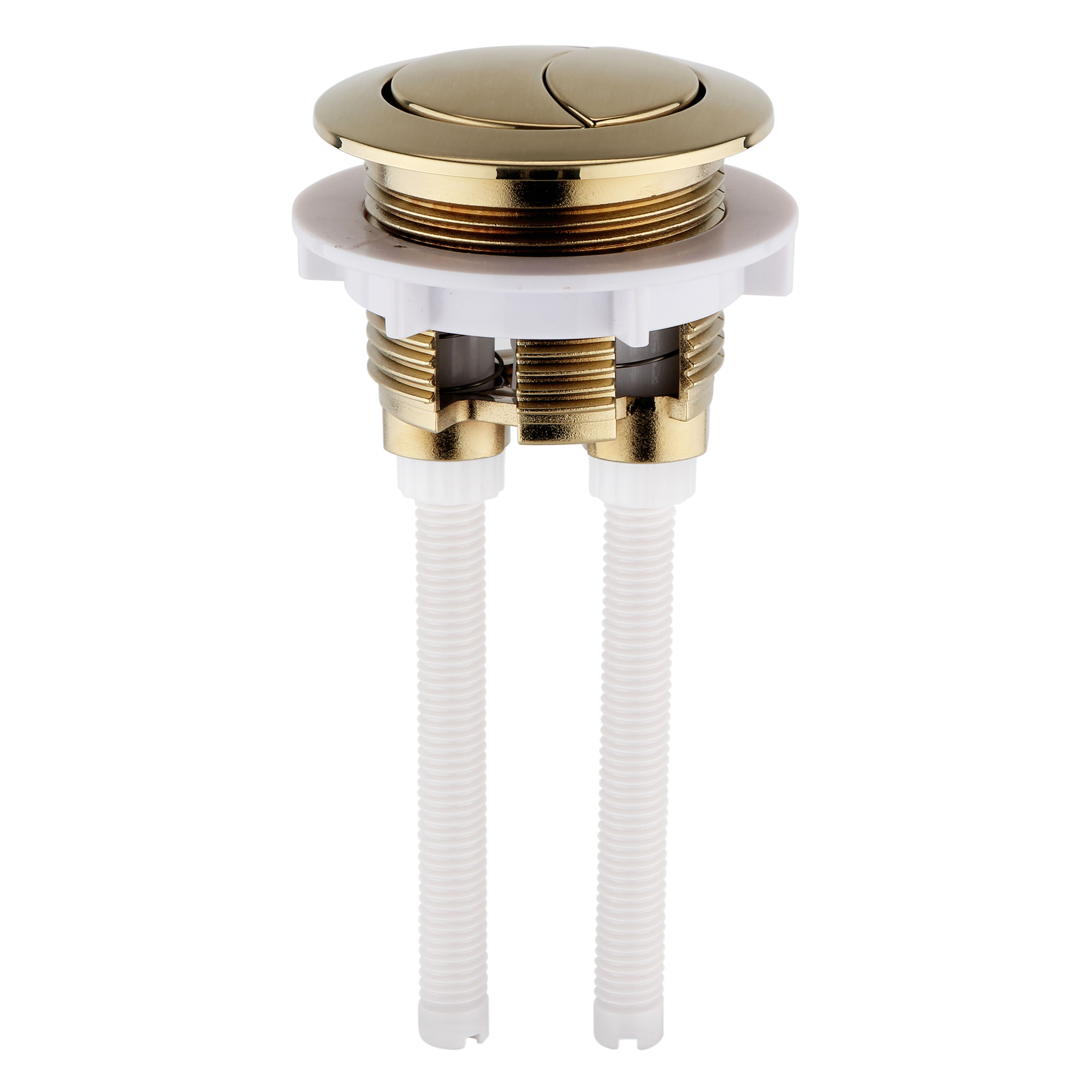 Kartell K-Vit Series 600 Cistern Push Button Brushed Brass
