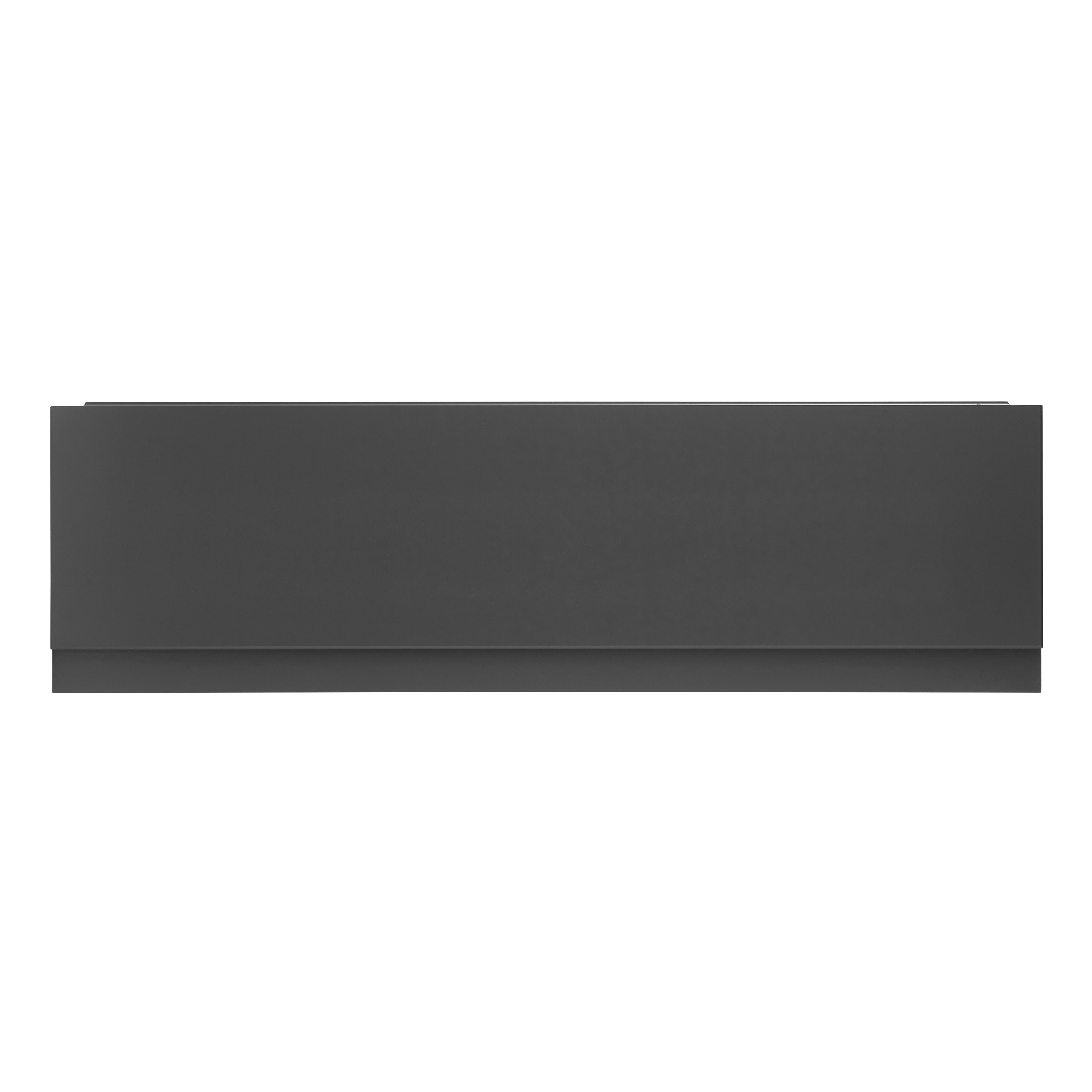 Kartell K-Vit Arc 2-Piece Front Bath Panel Graphite 1800mm x 590mm
