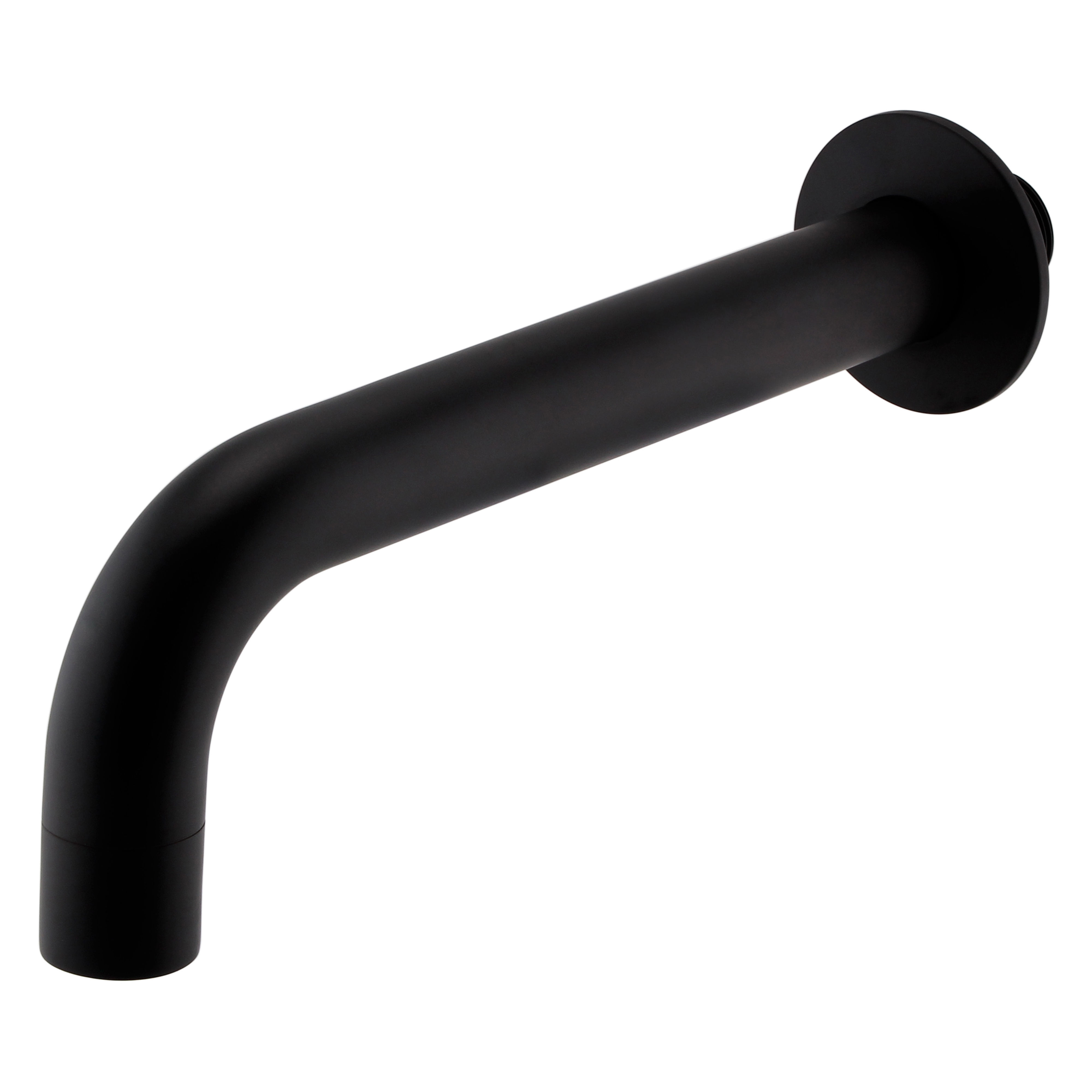 Kartell K-Vit Nero Round Wall Mounted Bath Spout - TAP416NR