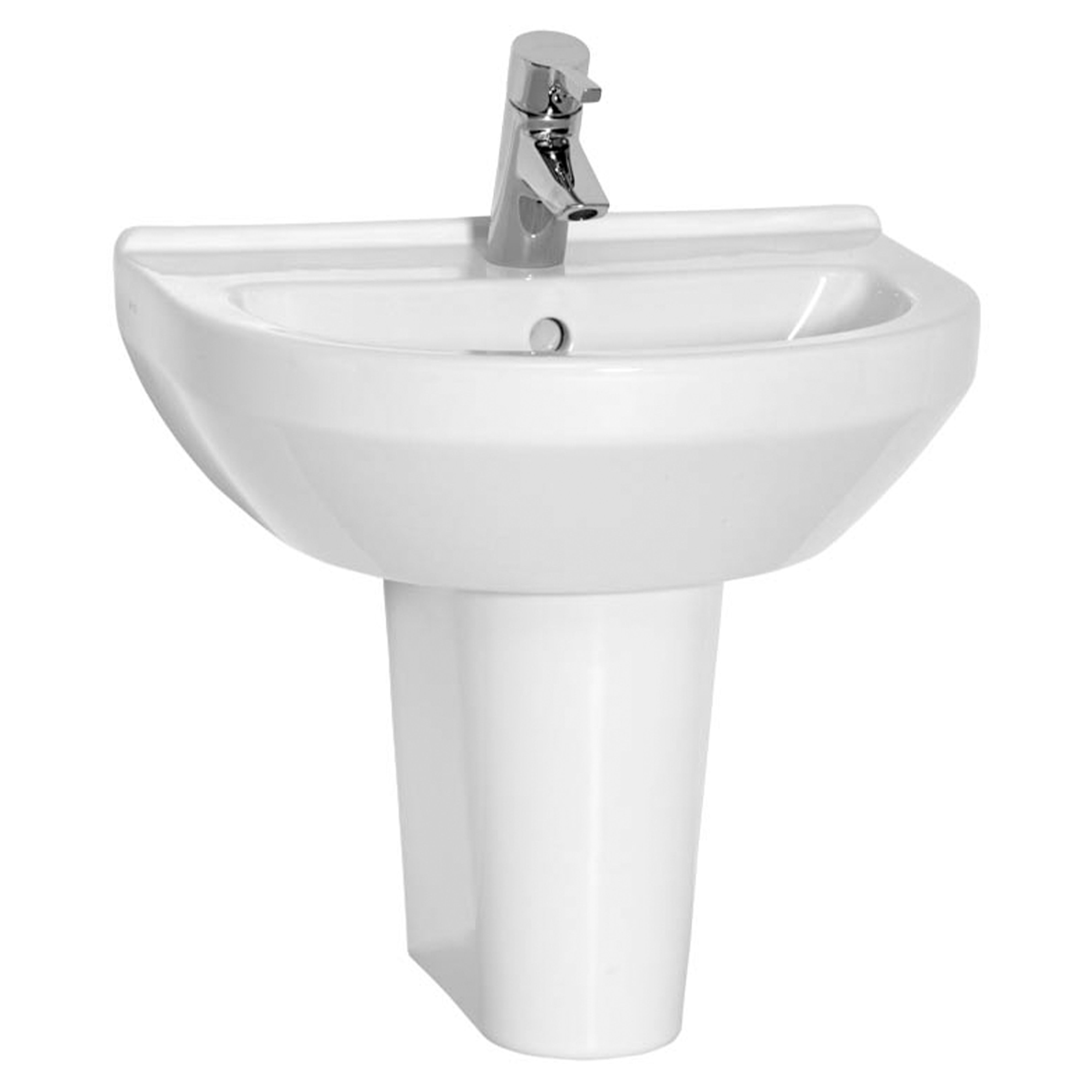 Kartell K-Vit Style Semi Pedestal for 550mm Basins