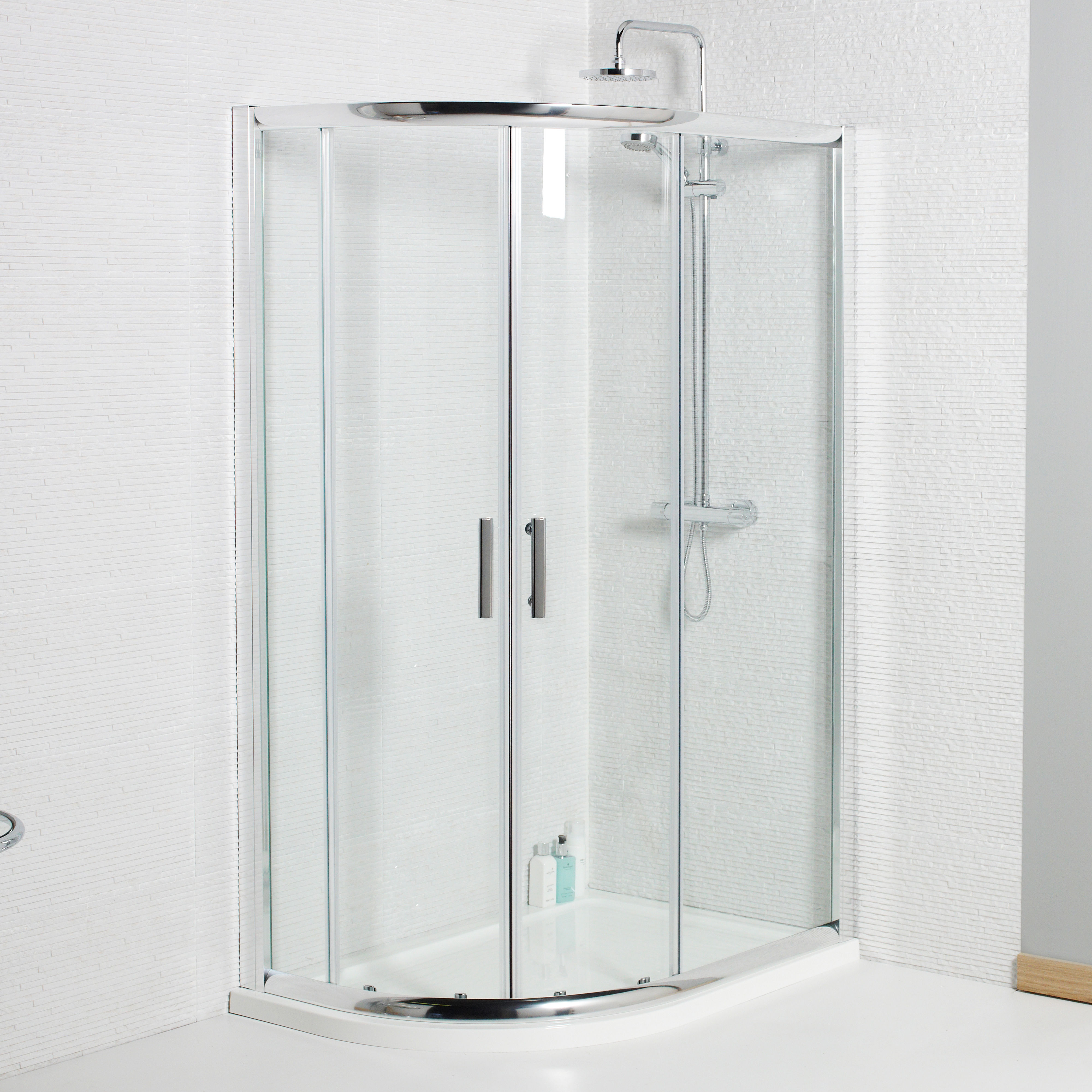 Kartell K-Vit Koncept Offset Quadrant Shower Enclosure 1200mm x 1850mm