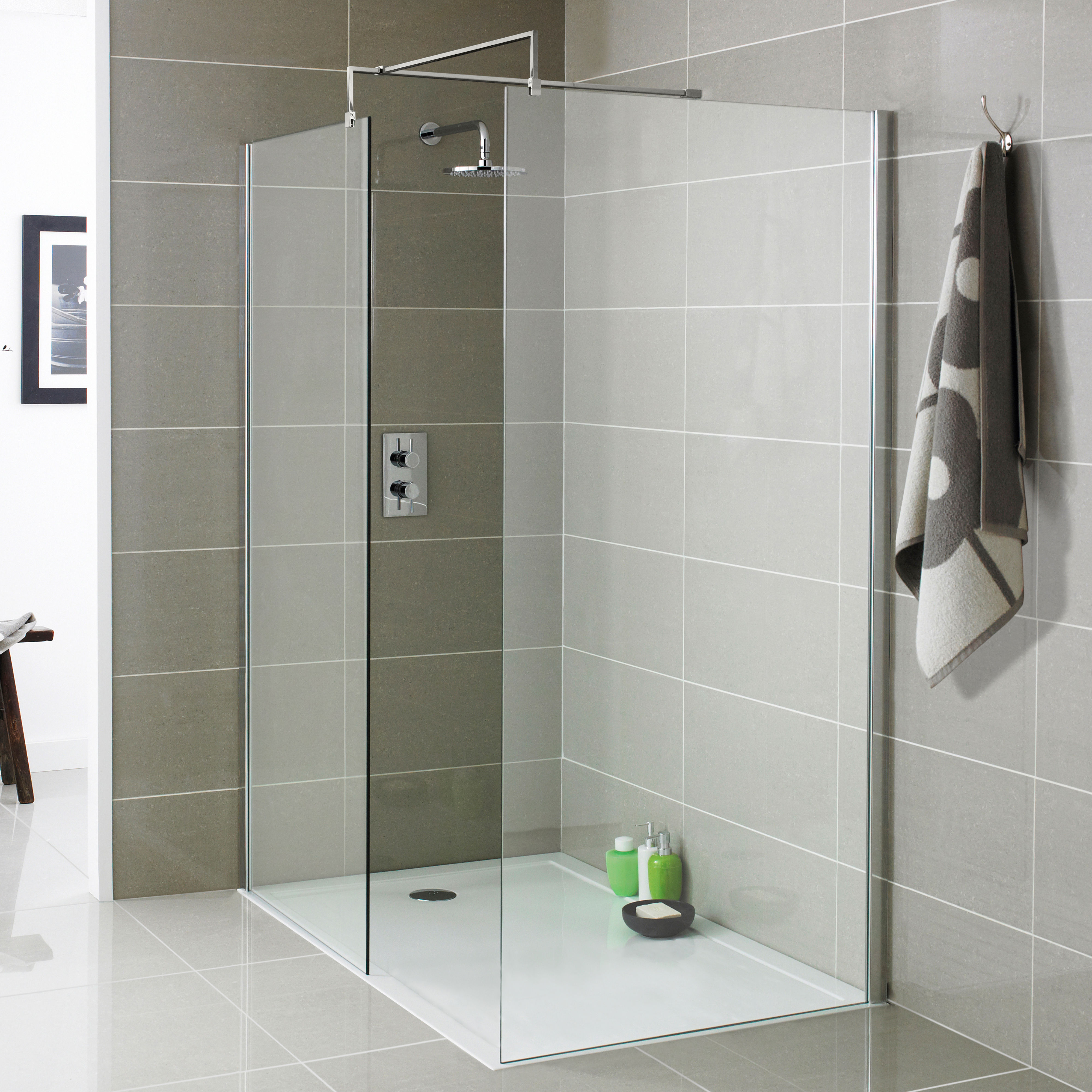 Kartell K-Vit KV8 Wet Room Screen 1000mm x 2000mm