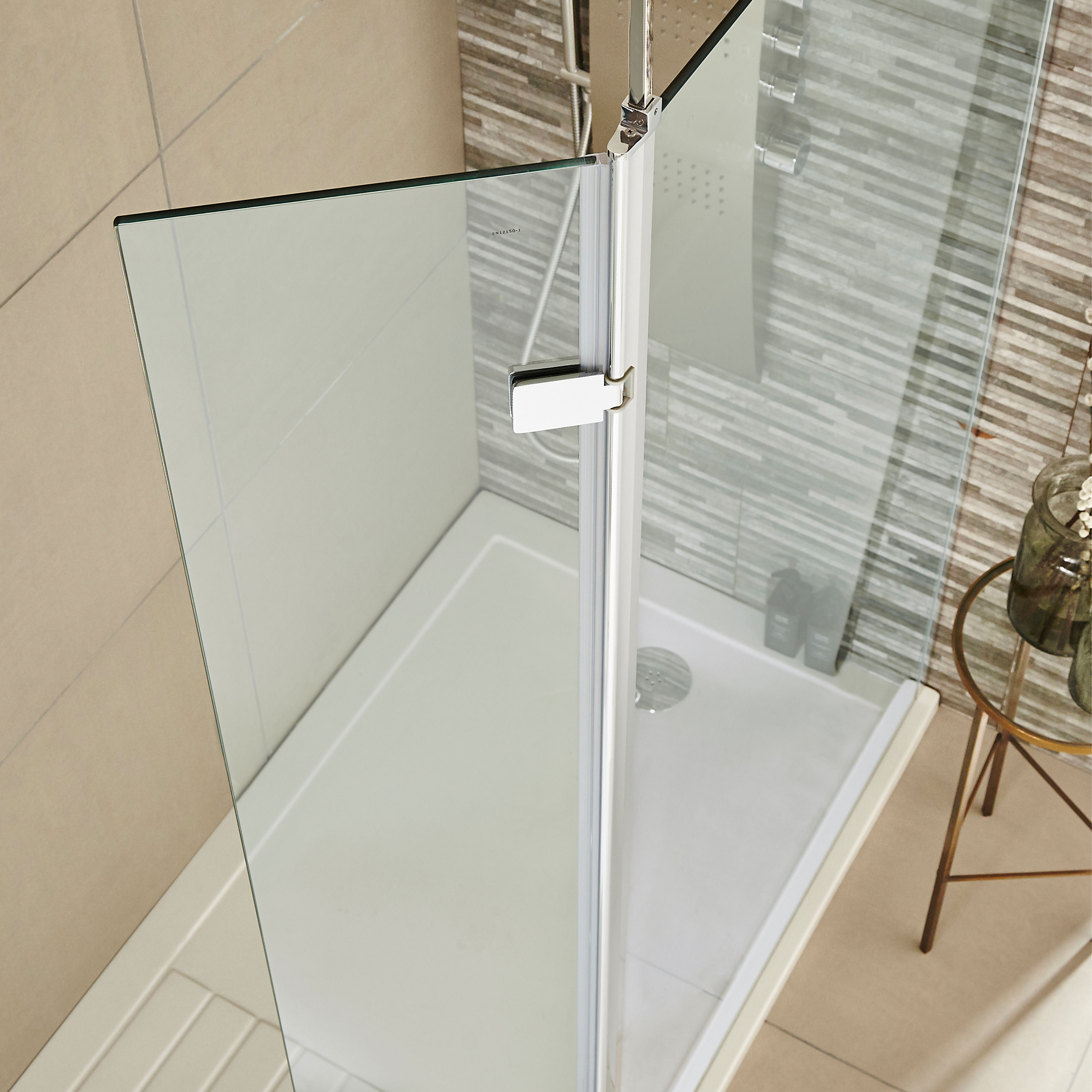 Kartell K-Vit KV8 Wet Room Hinged Screen 300mm x 2000mm