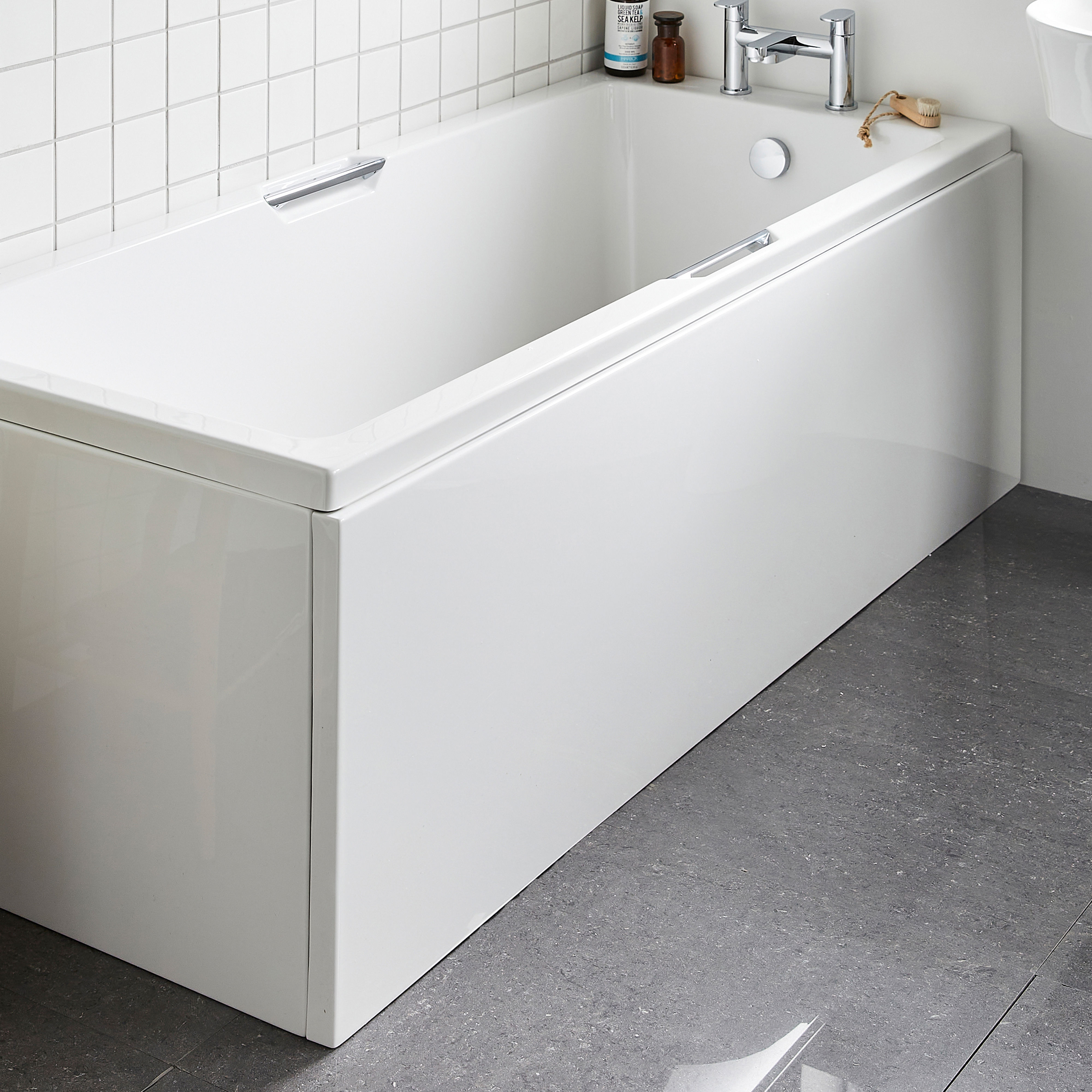 Kartell K-Vit Standard Front Bath Panel White 1700mm x 540mm