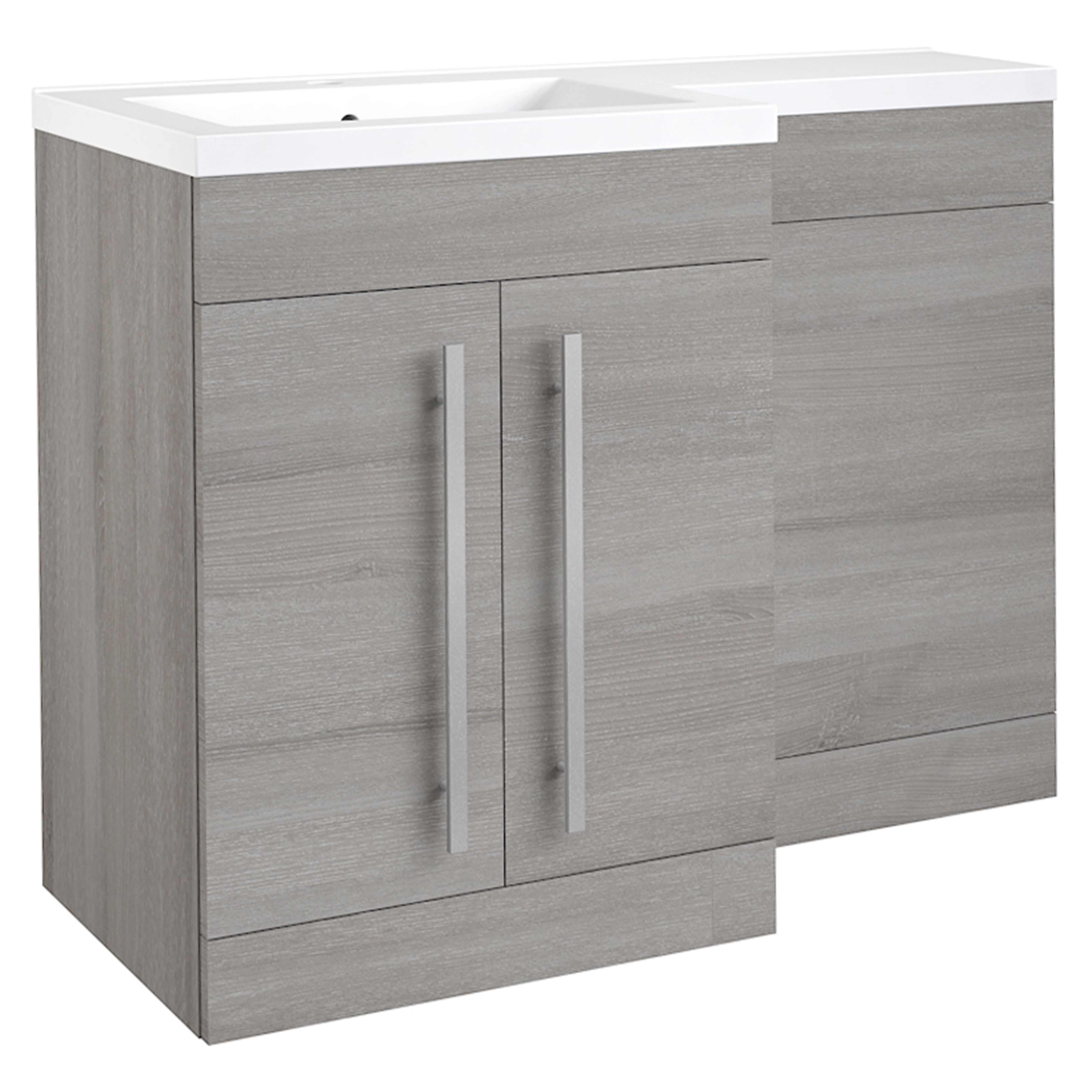 Kartell K-Vit Matrix Left Handed L-Shaped Basin 1100mm