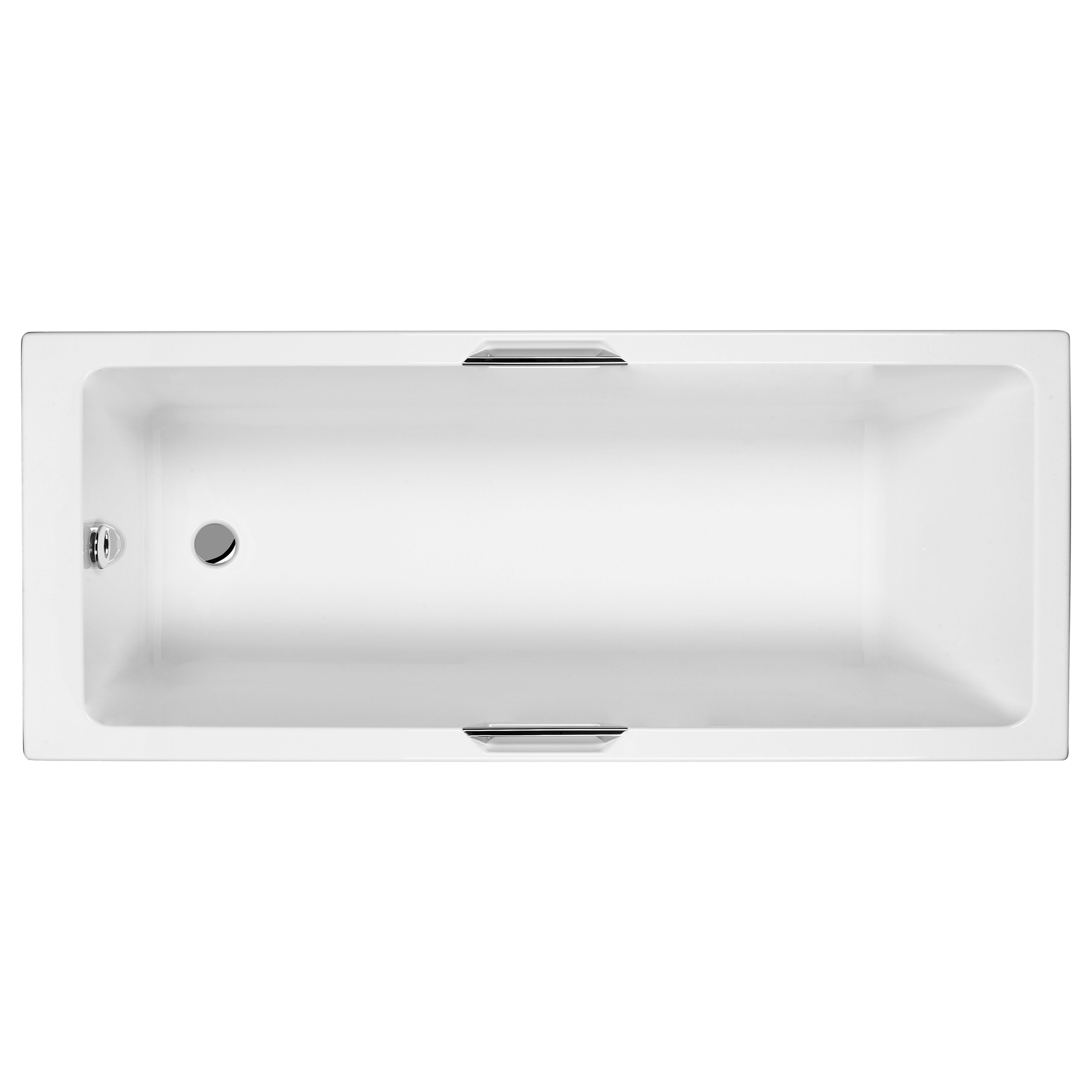 Kartell K-Vit Luxe Gripped Single Ended Bath Tub 1650mm x 700mm