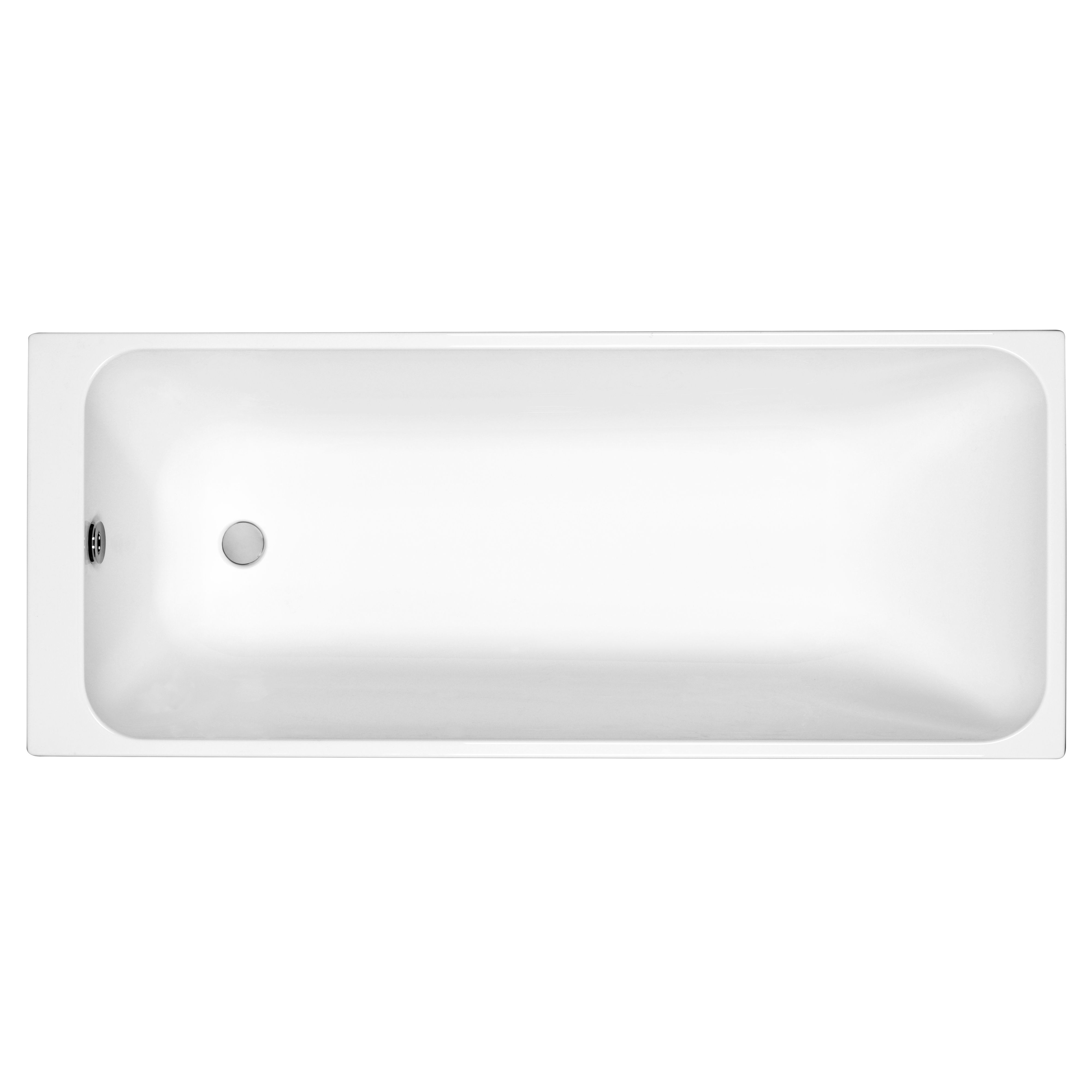 Kartell K-Vit Refine Single Ended Bath Tub 1700mm x 750mm