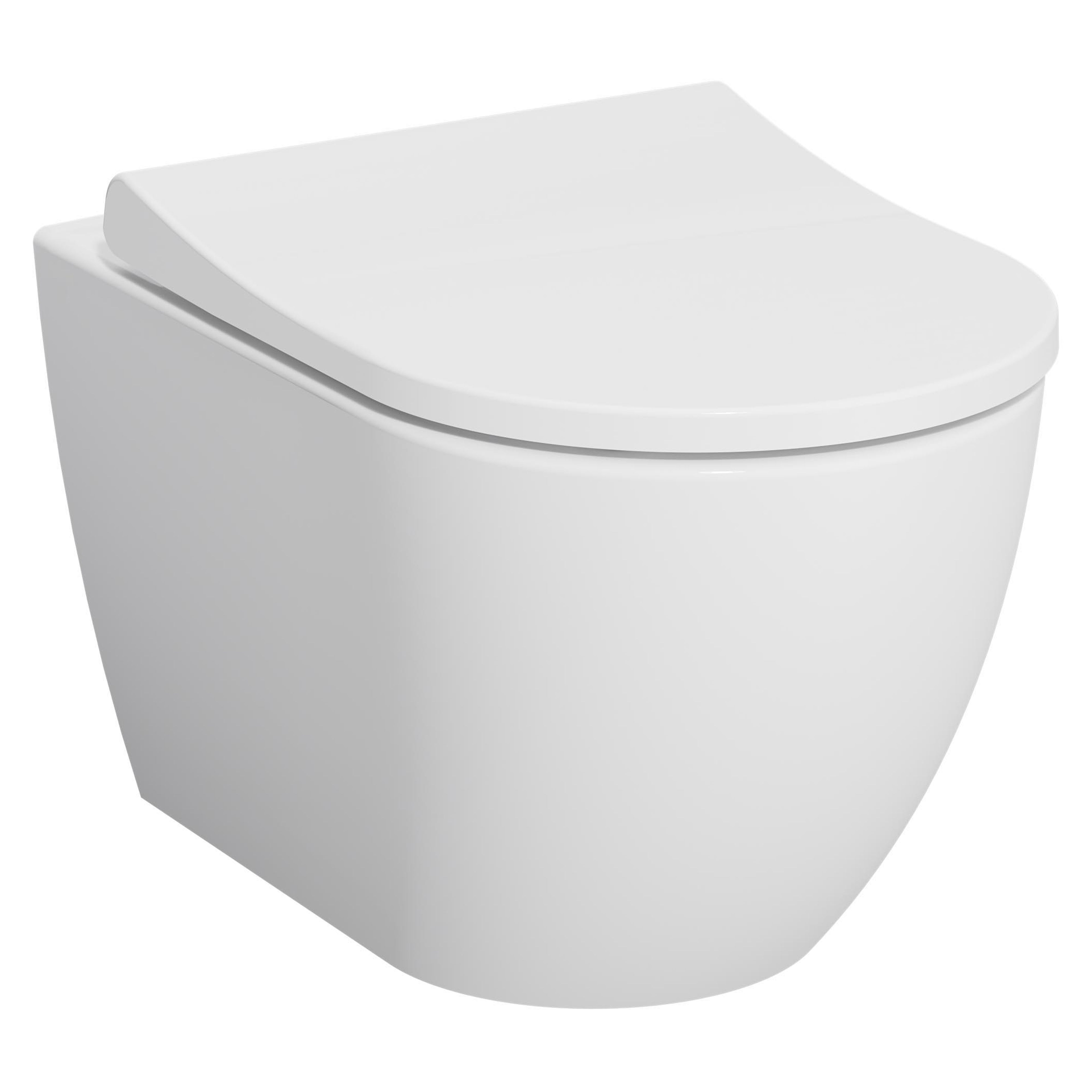 Kartell K-Vit Eklipse Round Wall Hung Rimless Back to Wall Pan