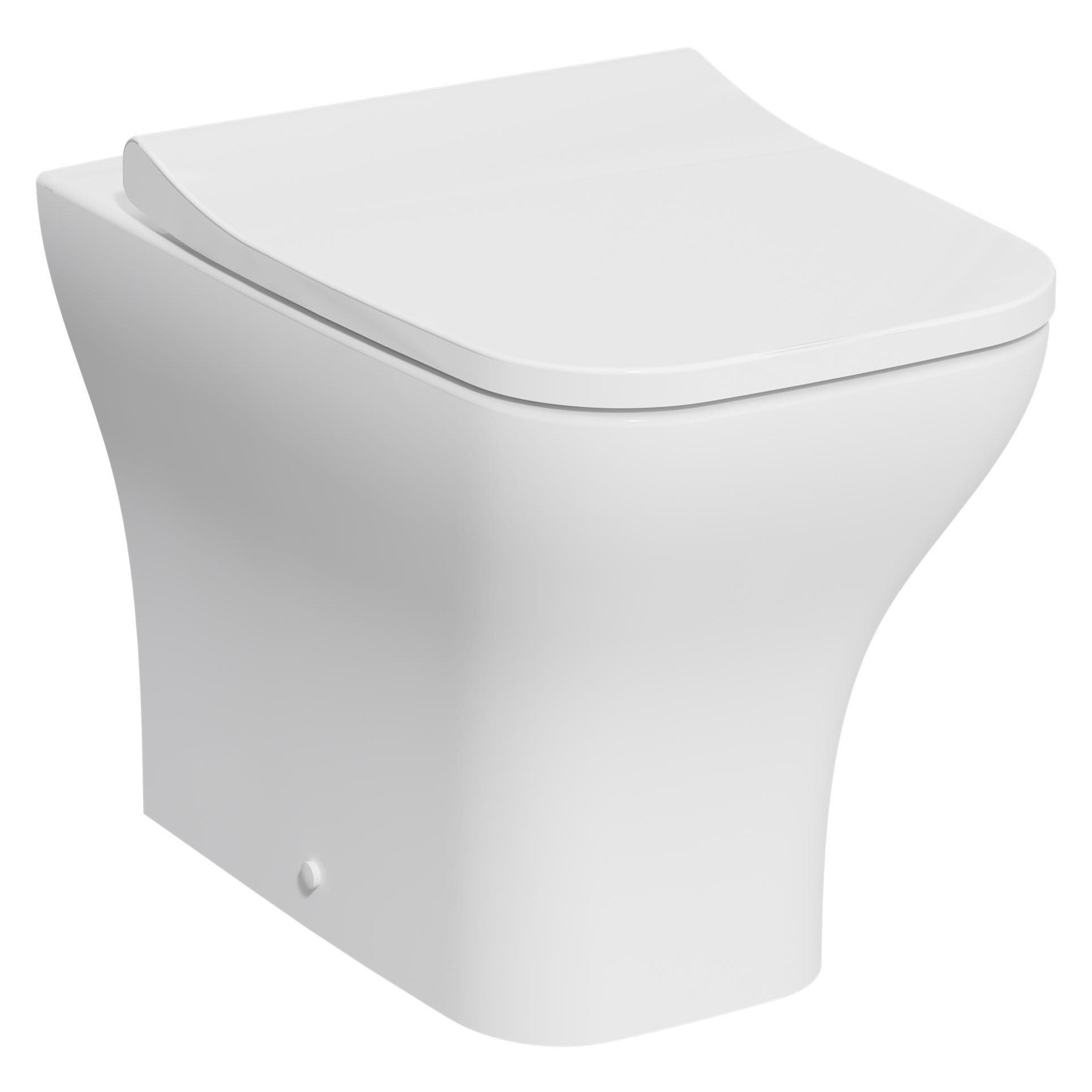 Kartell K-Vit Eklipse Square Rimless Back to Wall Pan