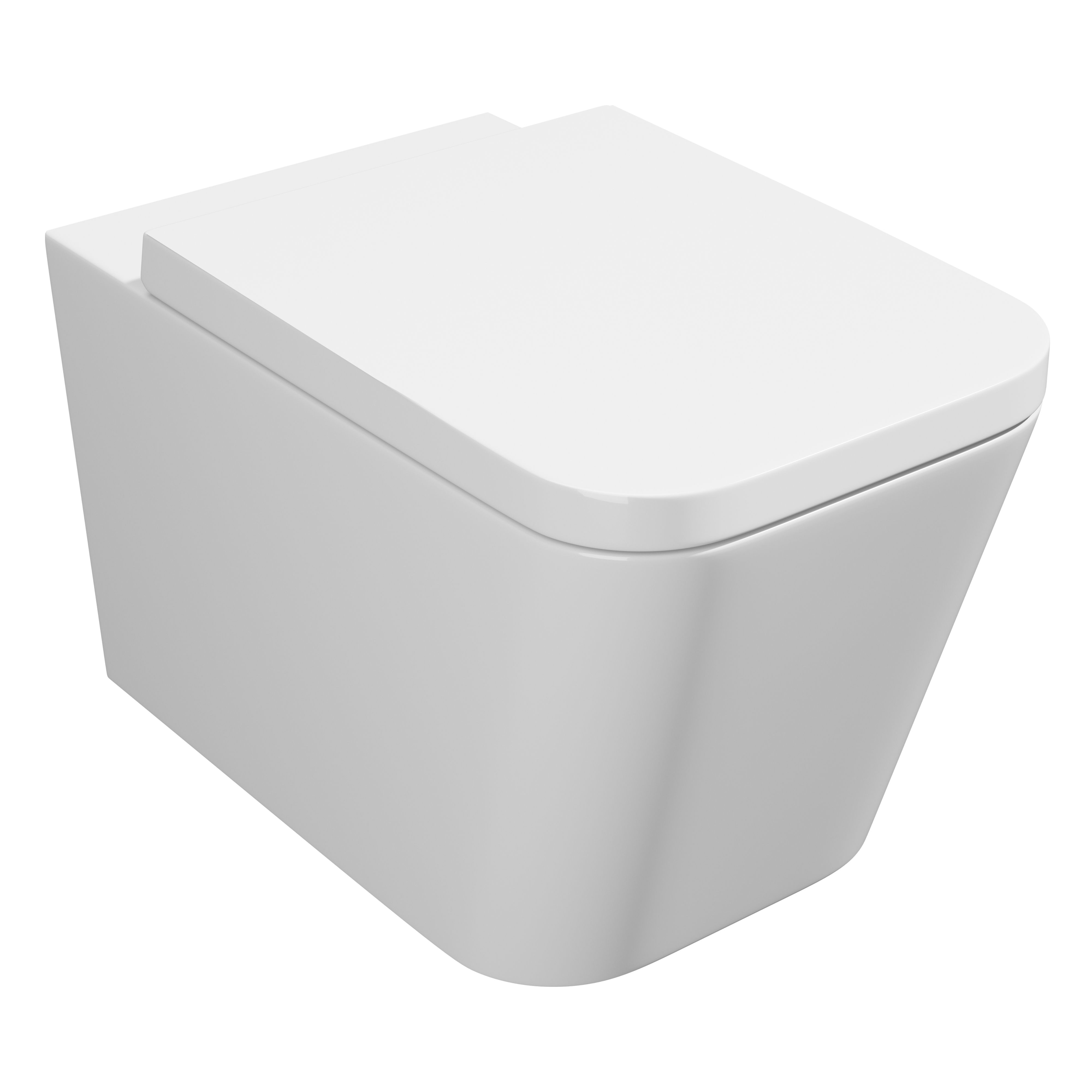 Kartell K-Vit Genoa Square Wall Hung Back to Wall Pan