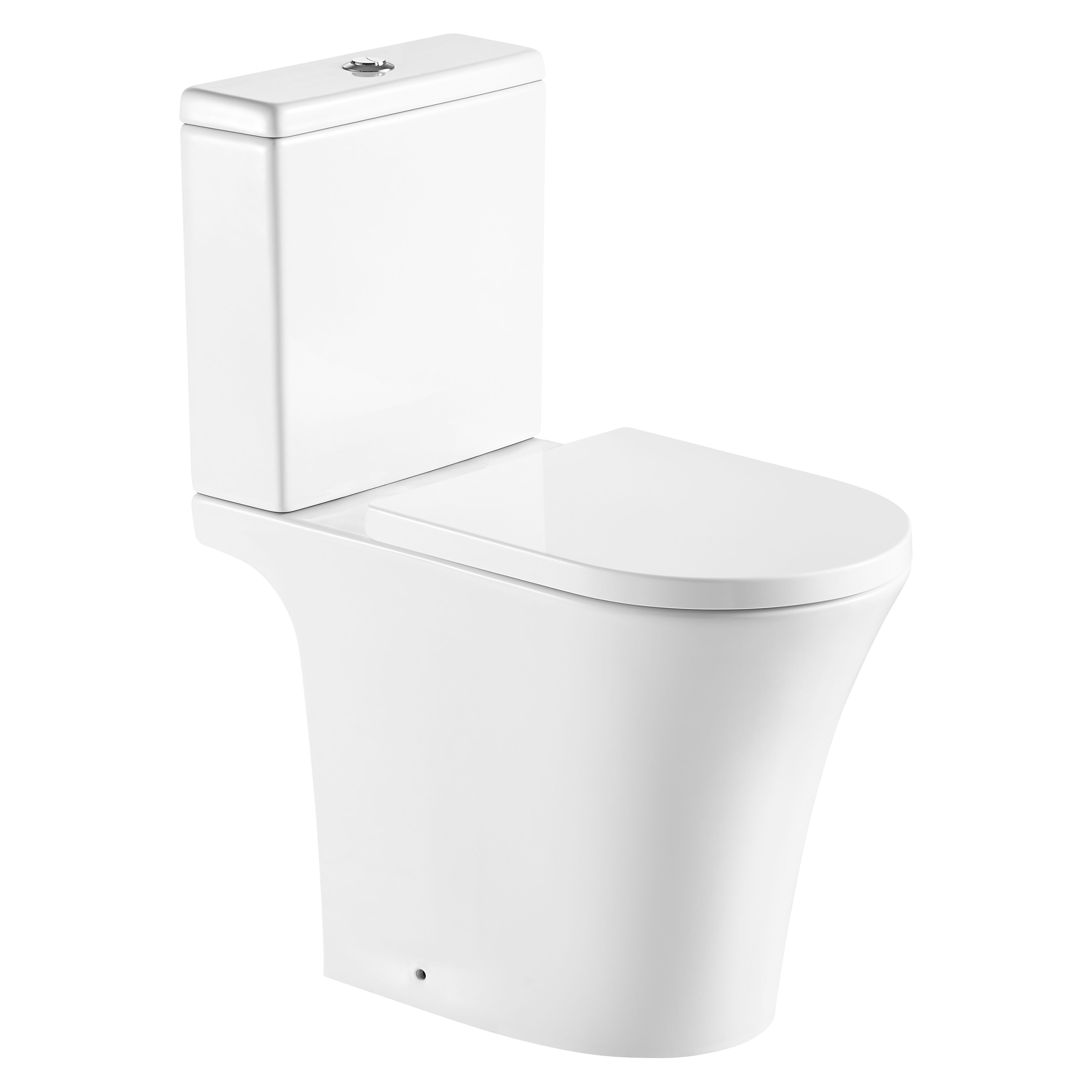 Kartell K-Vit Kameo Comfort Height Rimless Close Coupled Pan