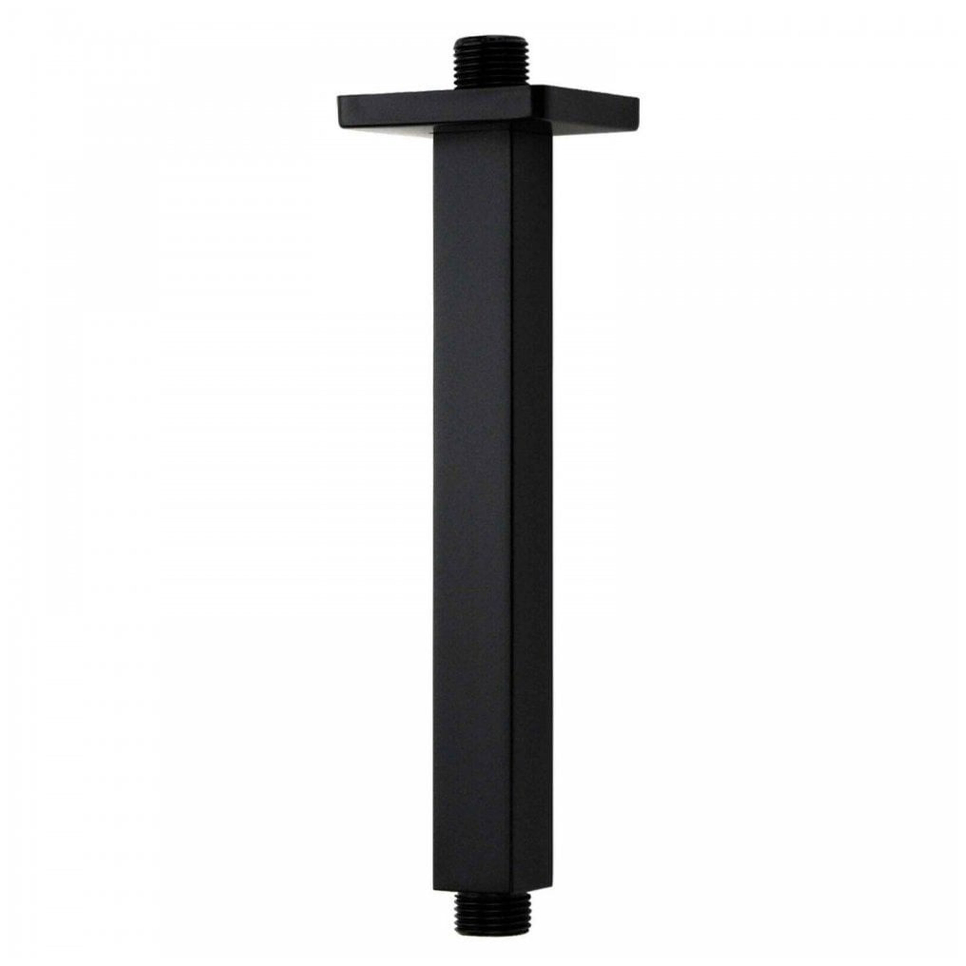 Kartell K-Vit Nero Square Ceiling Shower Arm - SHO156NS