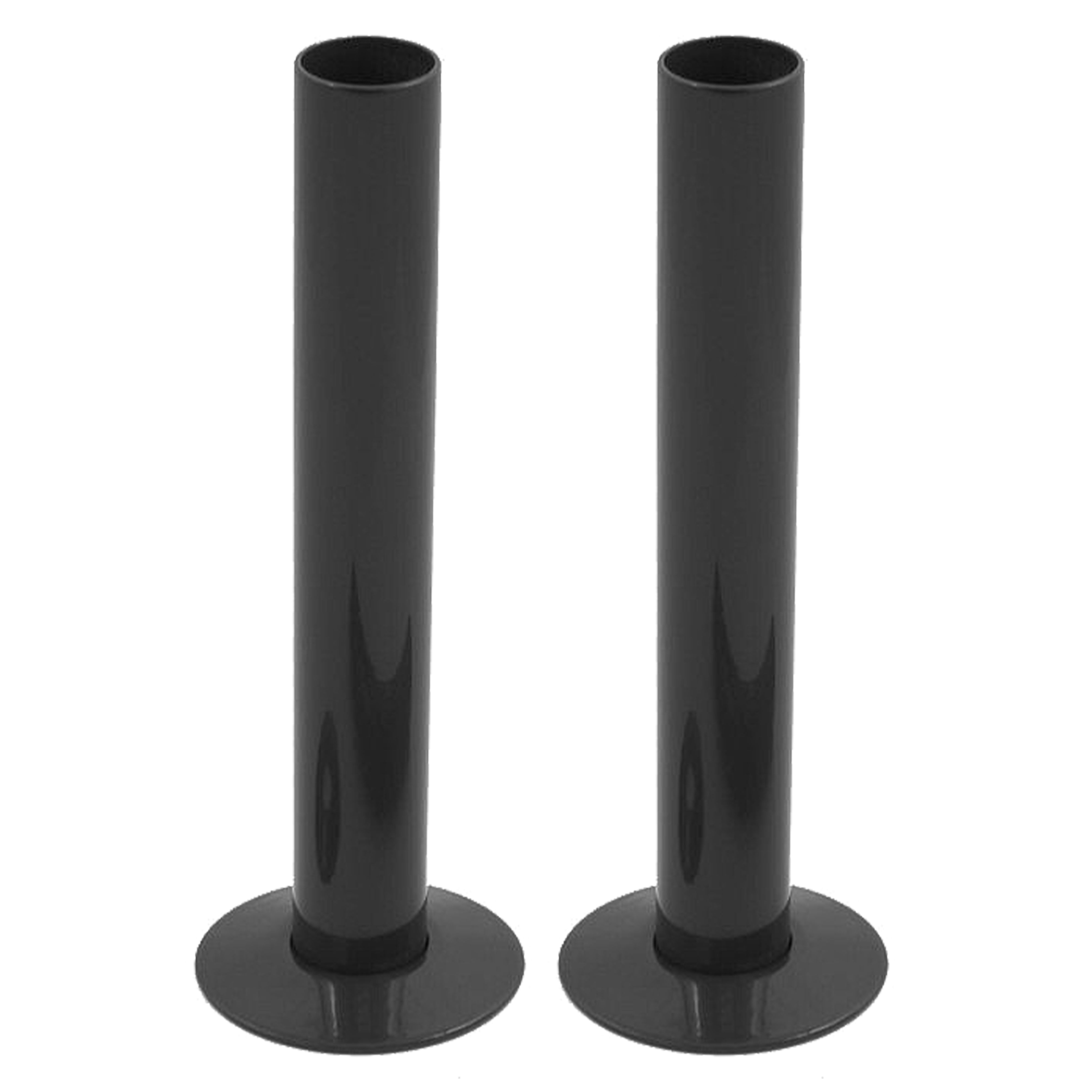 Kartell K-Rad Pipes and Rosettes Black 15mm x 180mm- BK-PIPE01