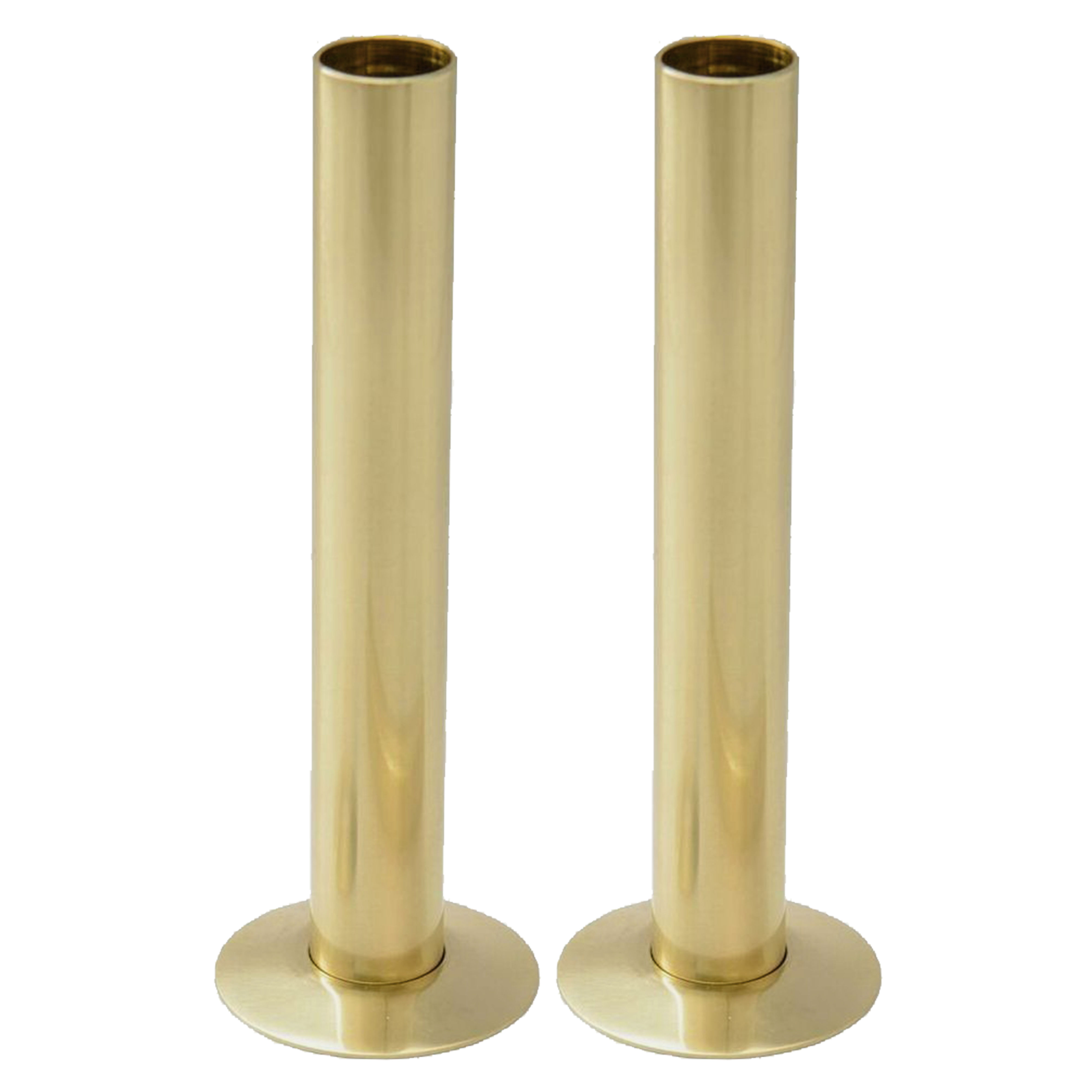 Kartell K-Rad Pipes and Rosettes Brushed Brass 15mm x 180mm - BR-PIPE01