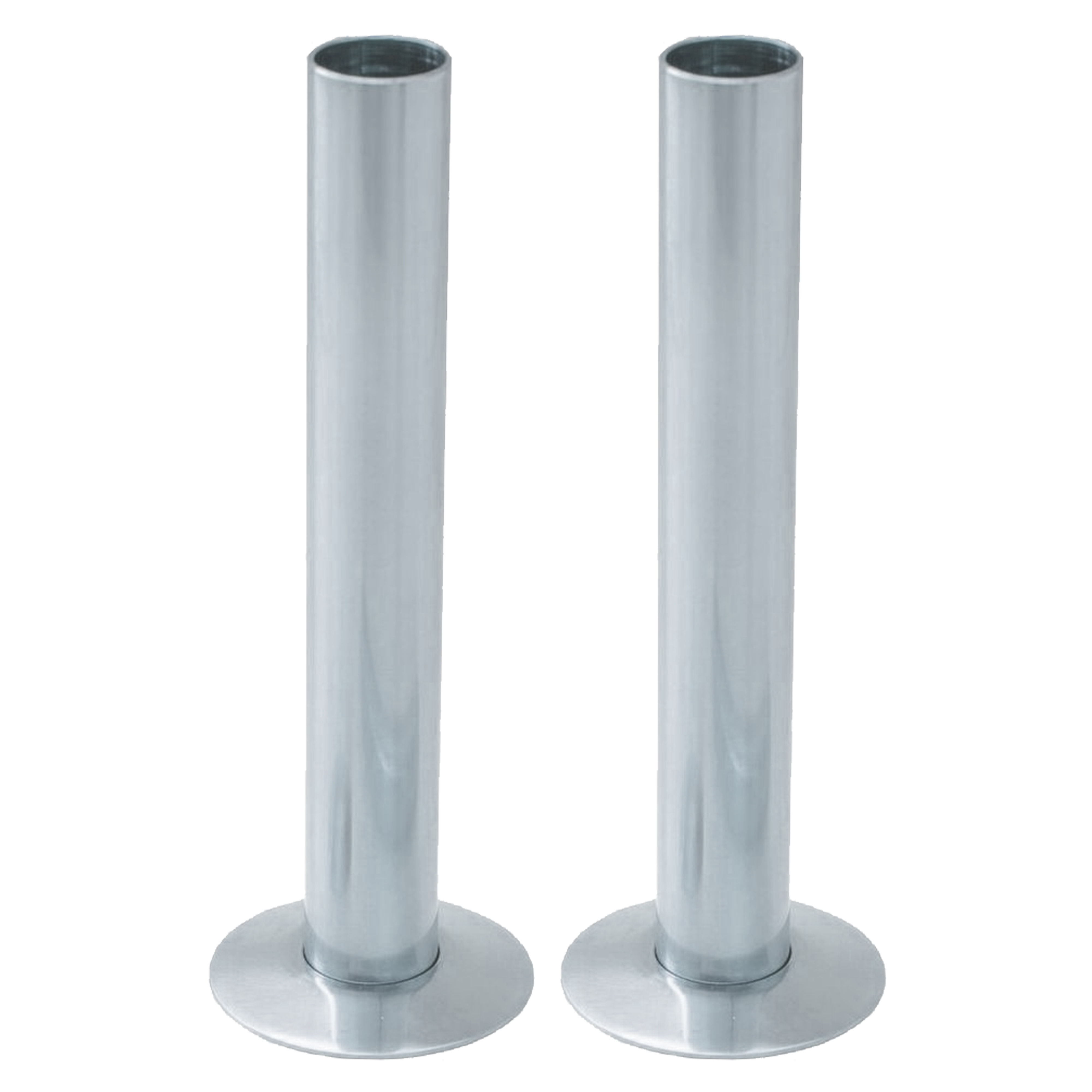 Kartell K-Rad Pipes and Rosettes Chrome 15mm x 180mm - CR-PIPE01