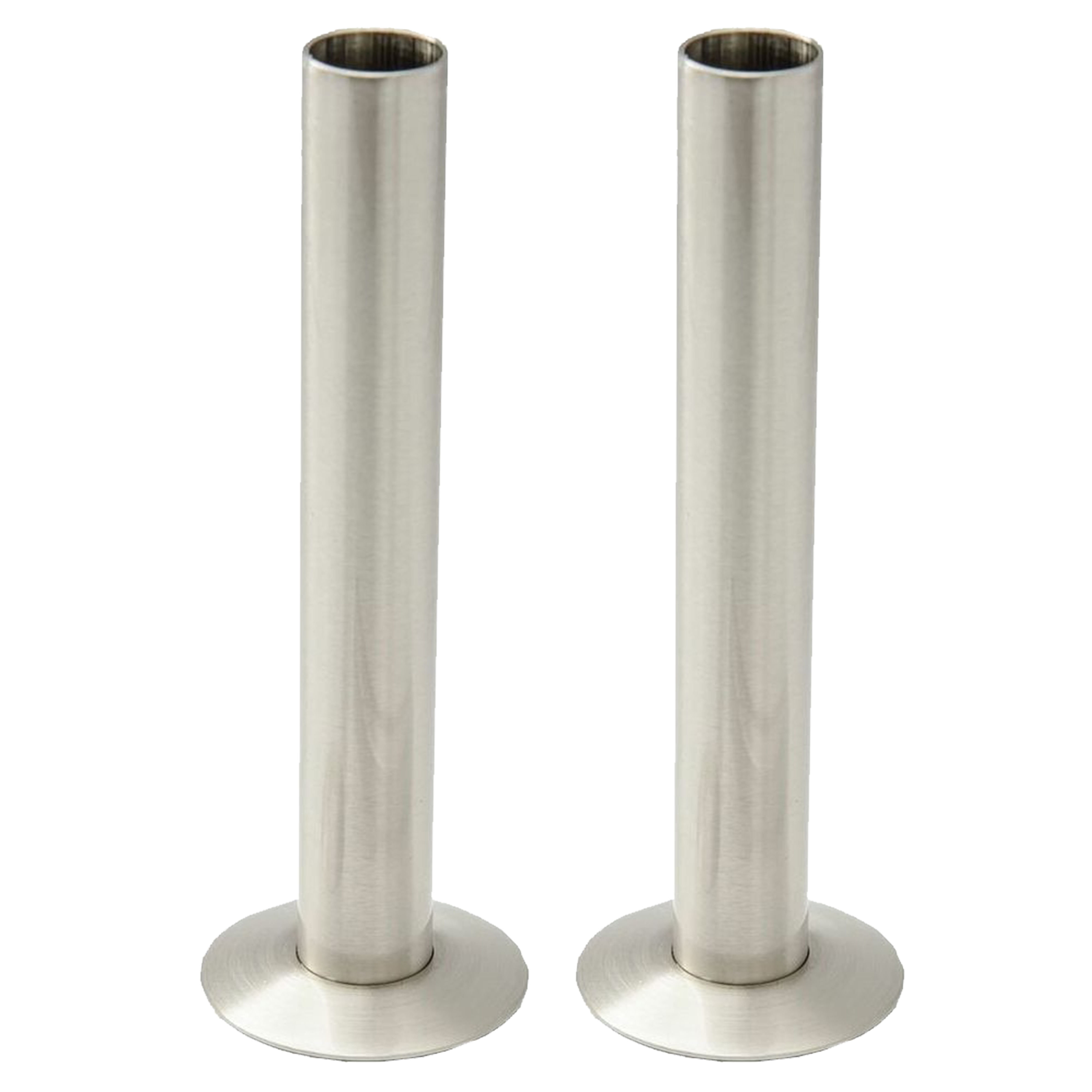 Kartell K-Rad Pipes and Rosettes Brushed Nickel 15mm x 180mm - NK-PIPE01