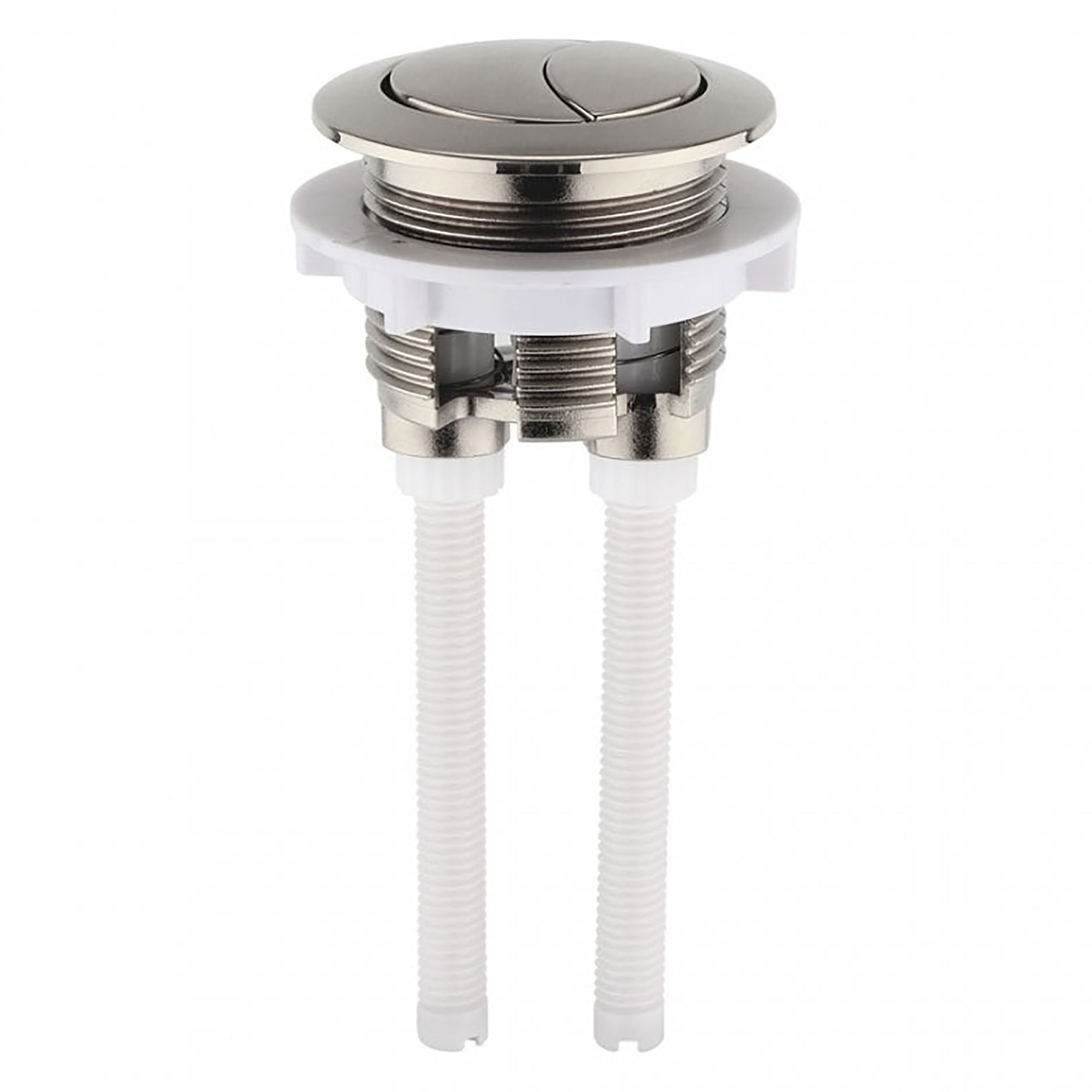 Kartell K-Vit Series 600 Cistern Push Button Brushed Nickel