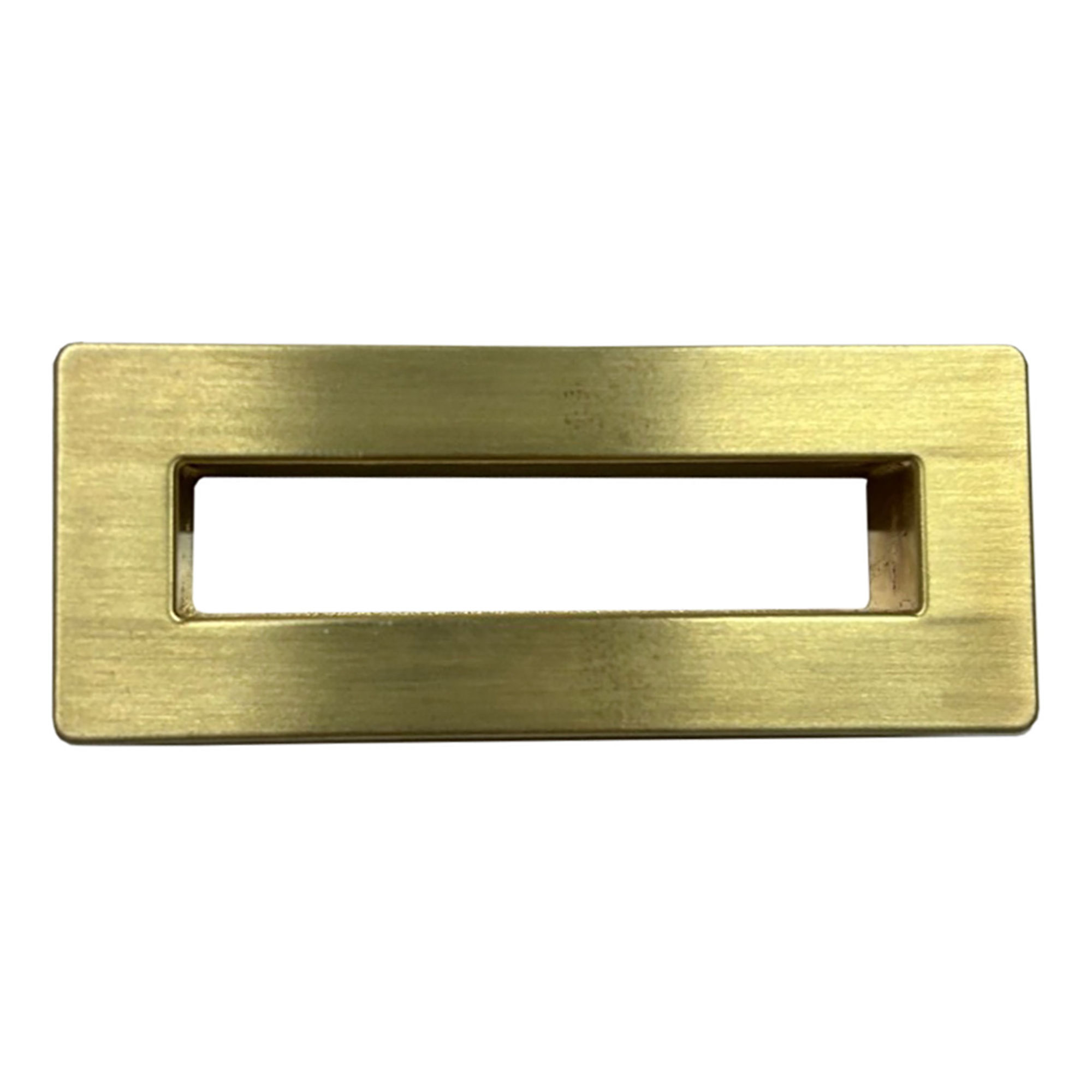 Kartell K-Vit Fusion Basin Overflow Cover Brushed Brass - FUSOVBB