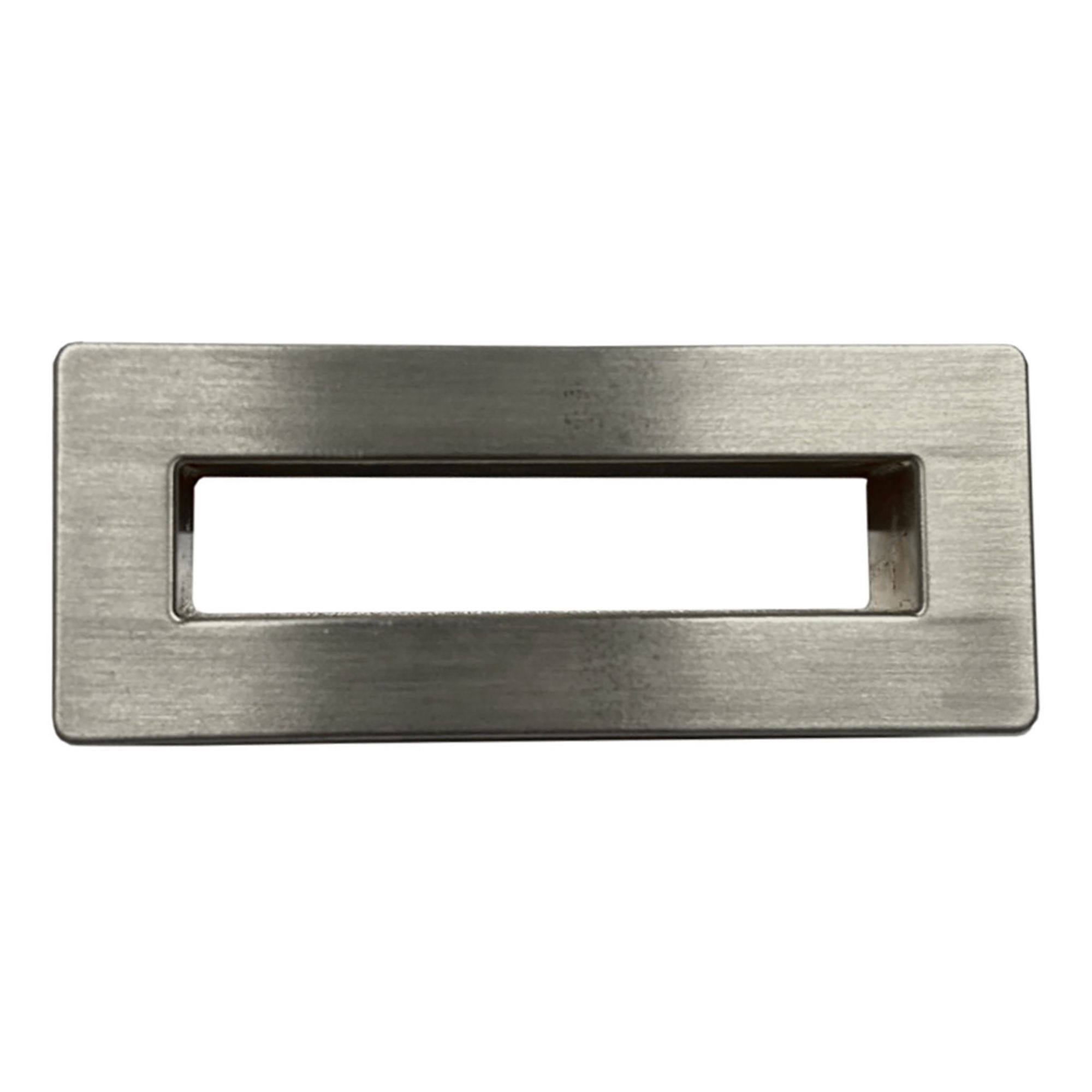 Kartell K-Vit Fusion Basin Overflow Cover Brushed Nickel - FUSOVBN