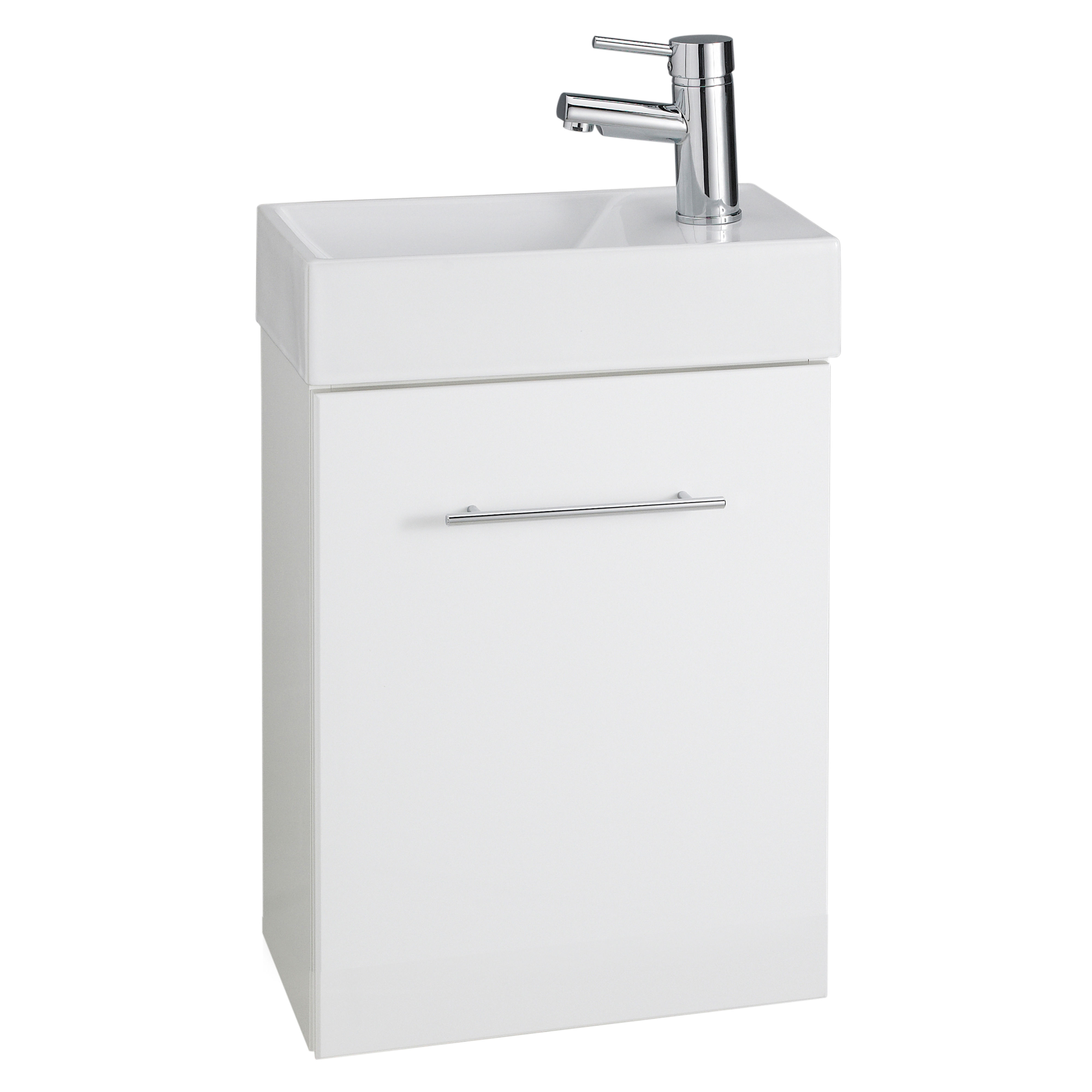Kartell K-Vit Impakt Cube Cloakroom Basin 400mm