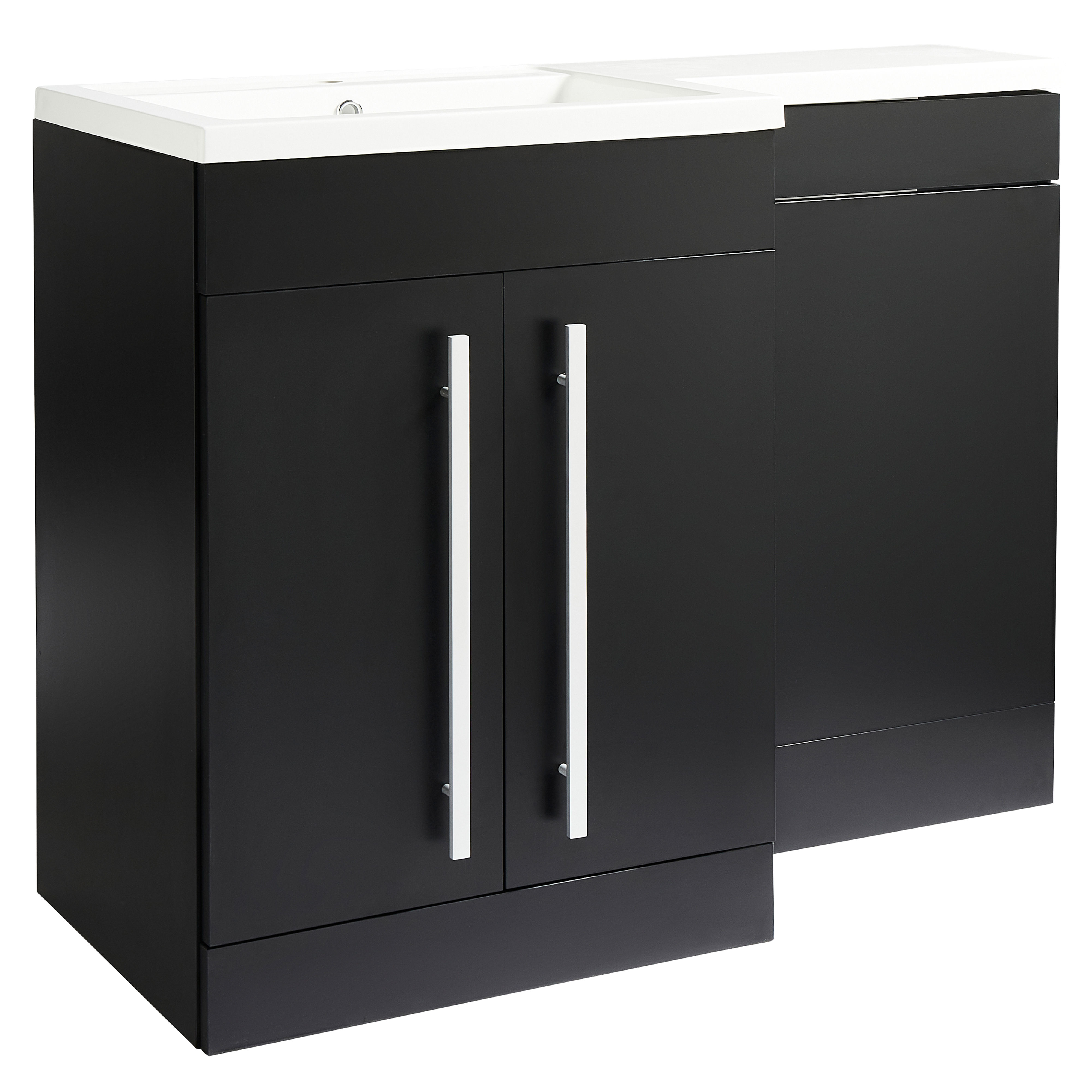 Kartell K-Vit Matrix WC Unit Black 505mm - PMB505MA